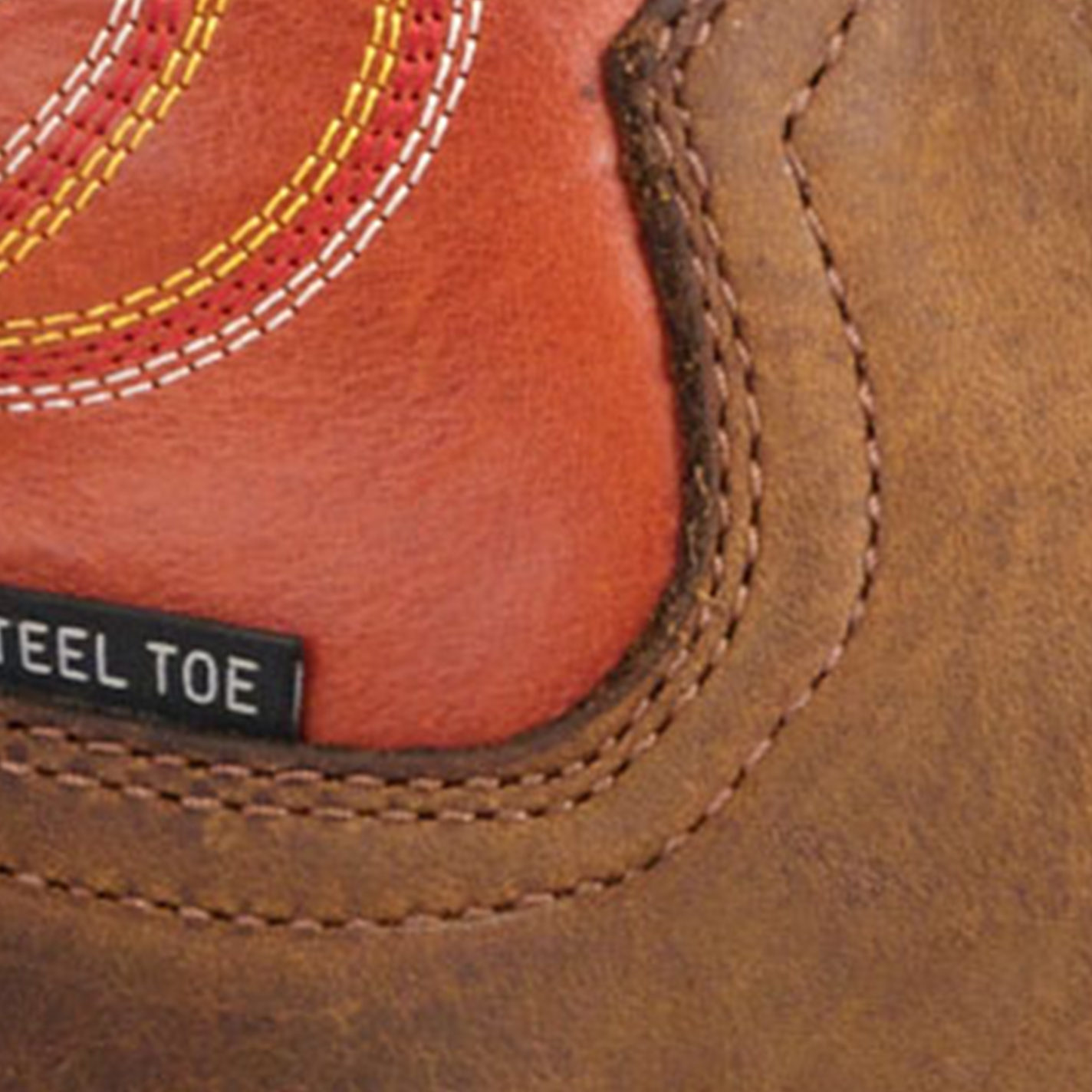 Ariat Men's Ironside Dark Earth & Brick Wide Square Steel Toe Work Boots - Image 1
