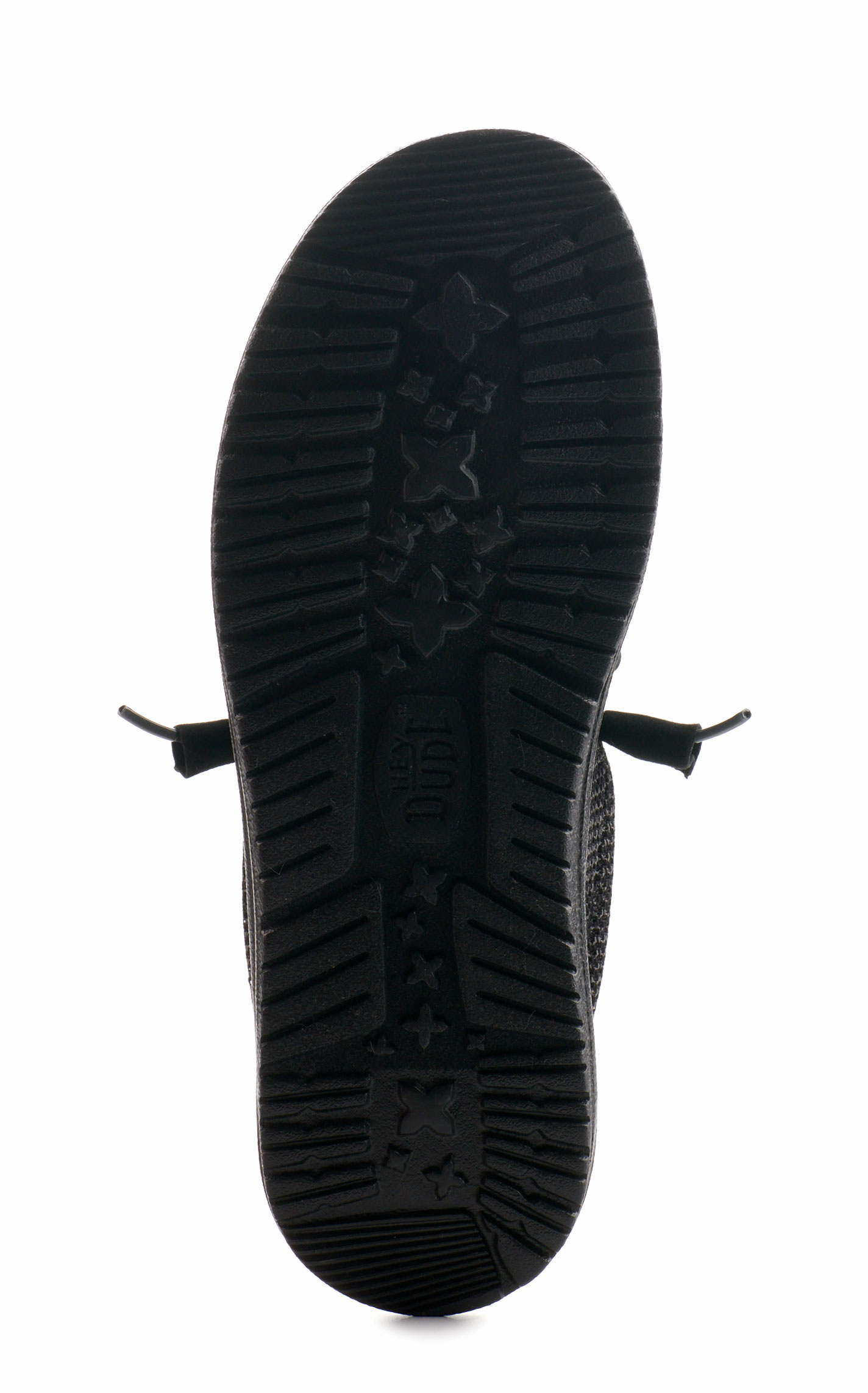 Hey Dude Men's Wally Stretch Sox Black Moc Toe Casual Shoes - Image 1