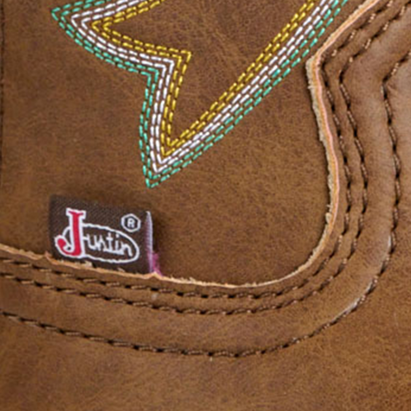Justin Women's Sunny Chocolate Gypsy Wide Square Toe Cowboy Boots - Image 1