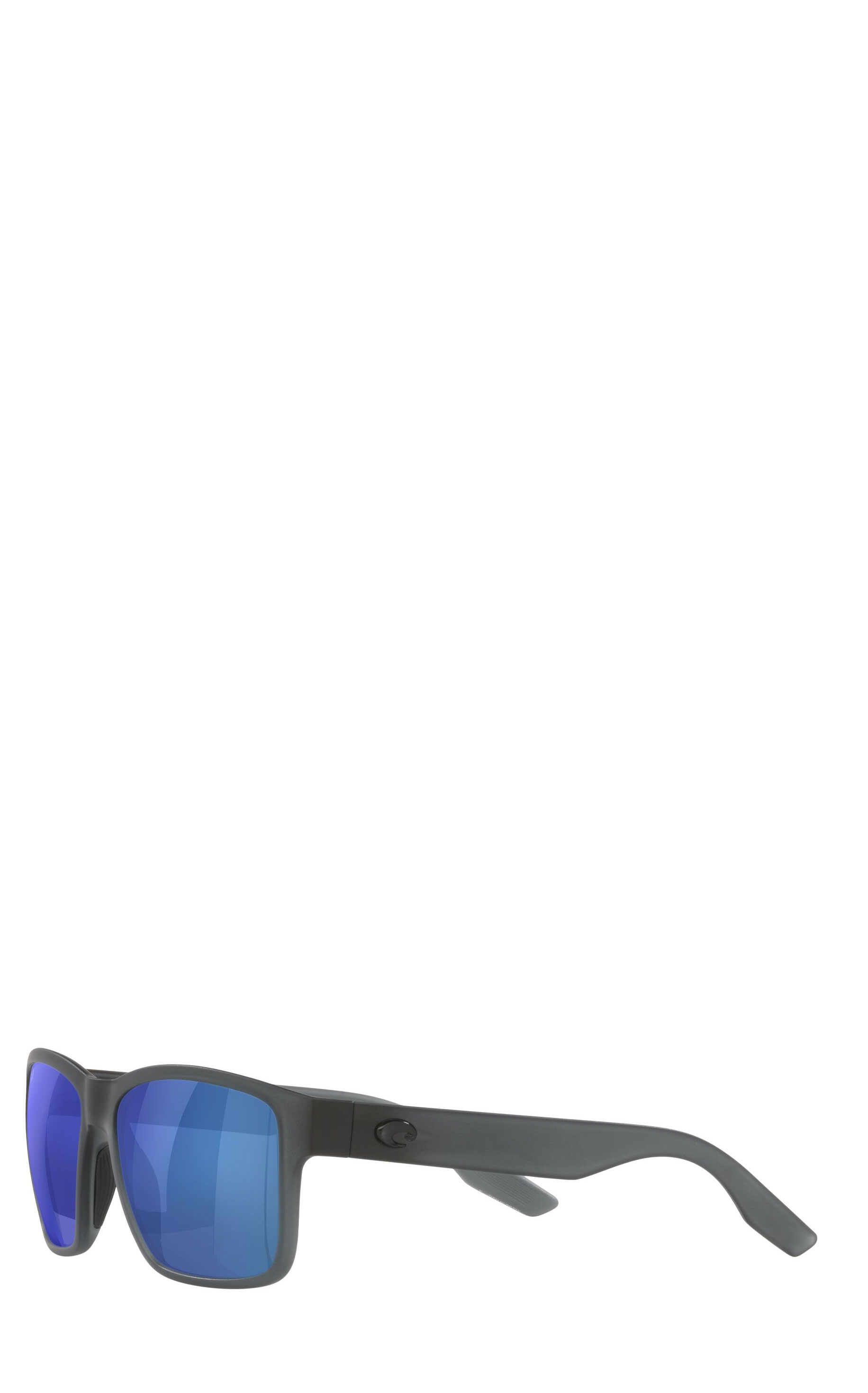 Costa Paunch Matte Smoke Crystal with Blue Mirror Polarized Polycarbonate Lenses Sunglasses - Image 1