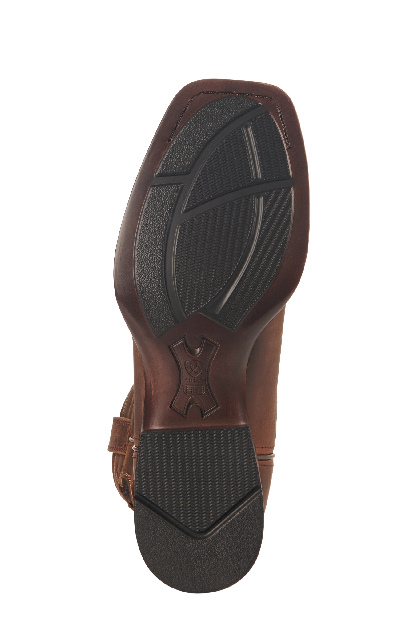 Ariat Men's Dash VentTEK Ultra Distressed Brown Bantamweight Square Toe Cowboy Boots - Image 1