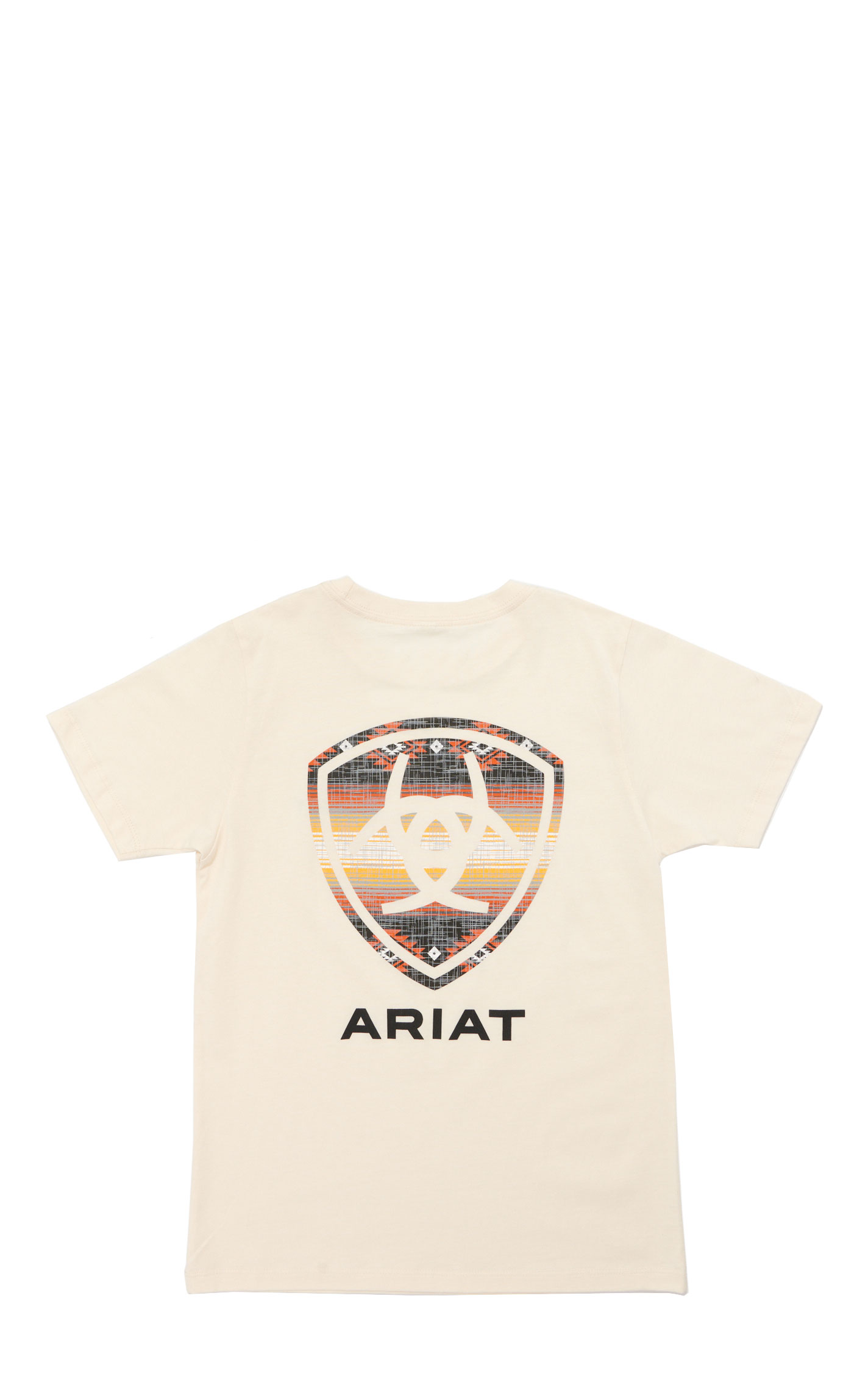 Ariat Boy's White Logo T-Shirt - Image 1