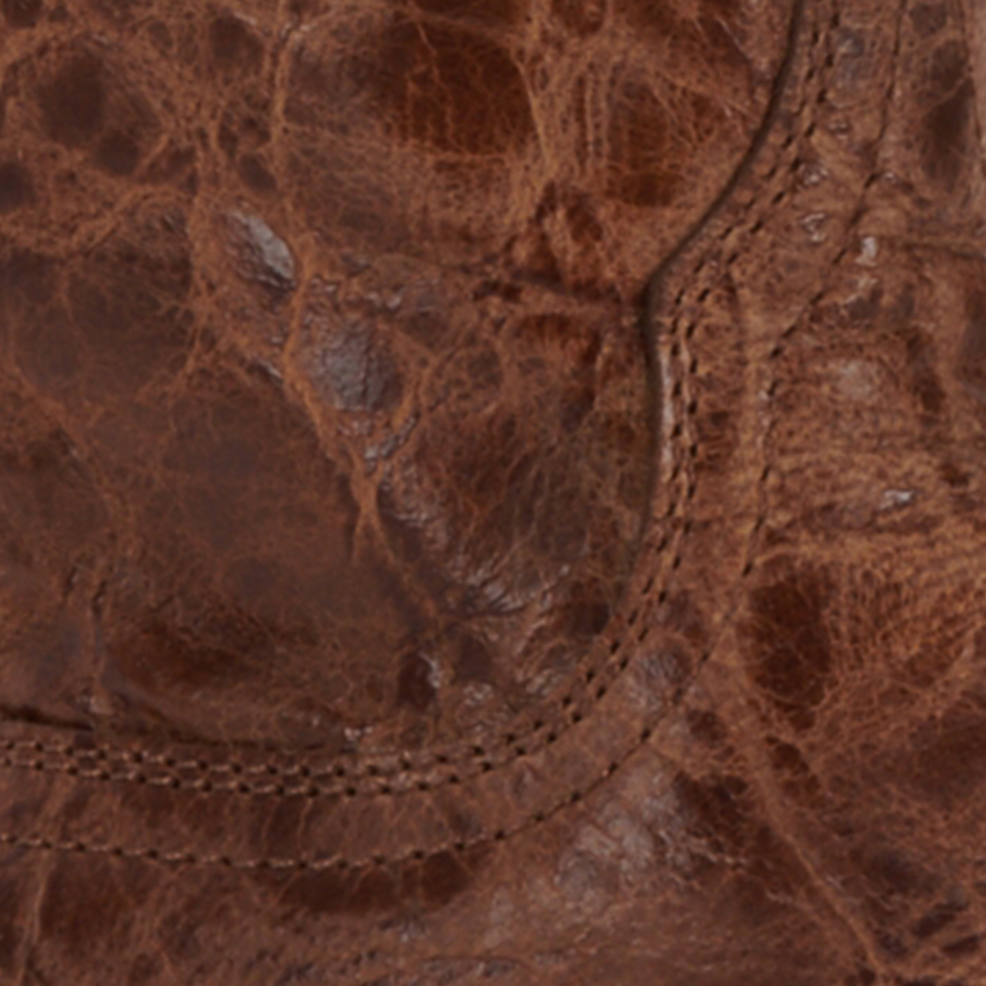 Cavender's Women's Brown with Floral Embroidery Snip Toe Cowboy Boots - Image 1