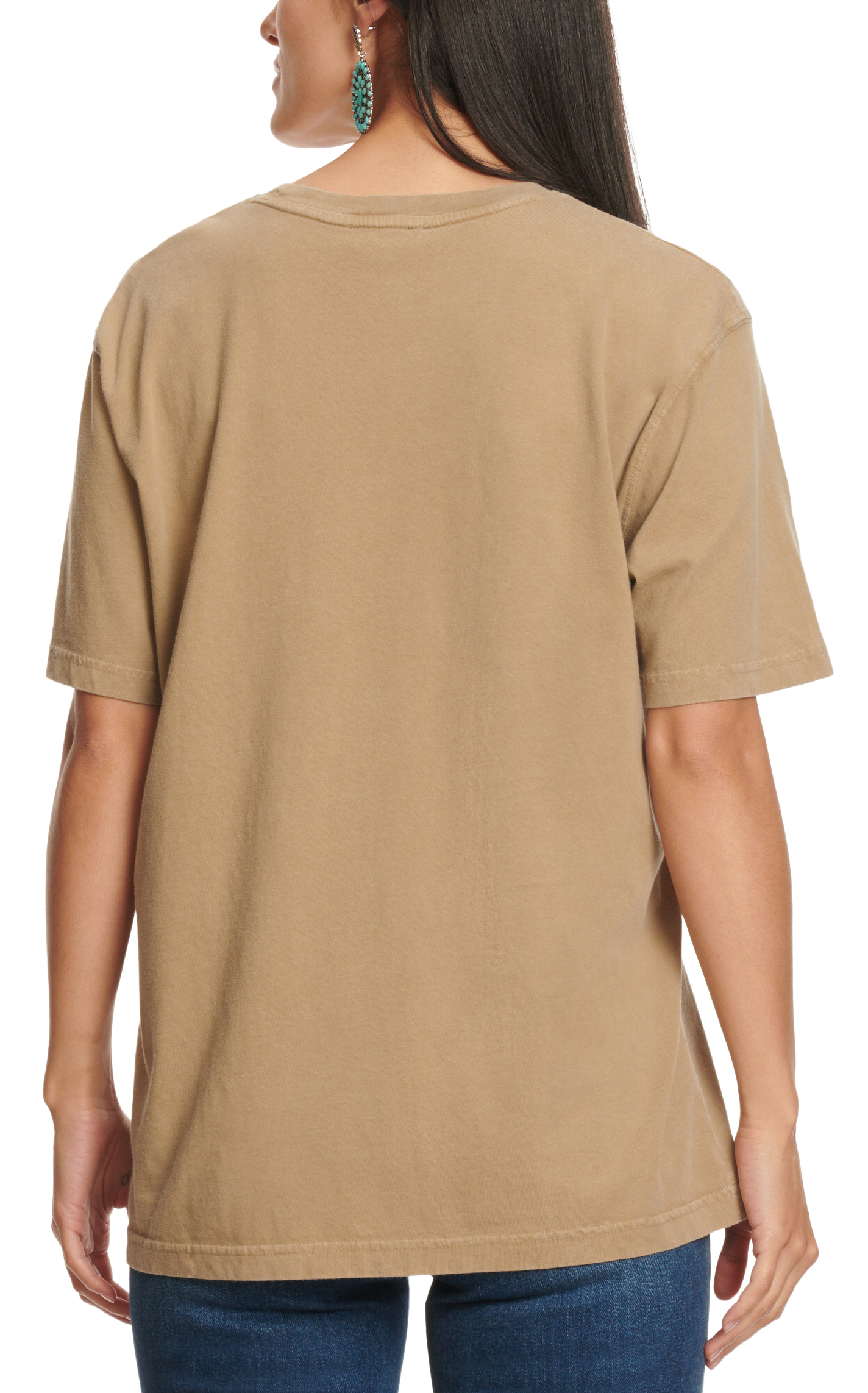 Zutter Women's Mocha Latte Long Live Graphic T-Shirt  - Image 1