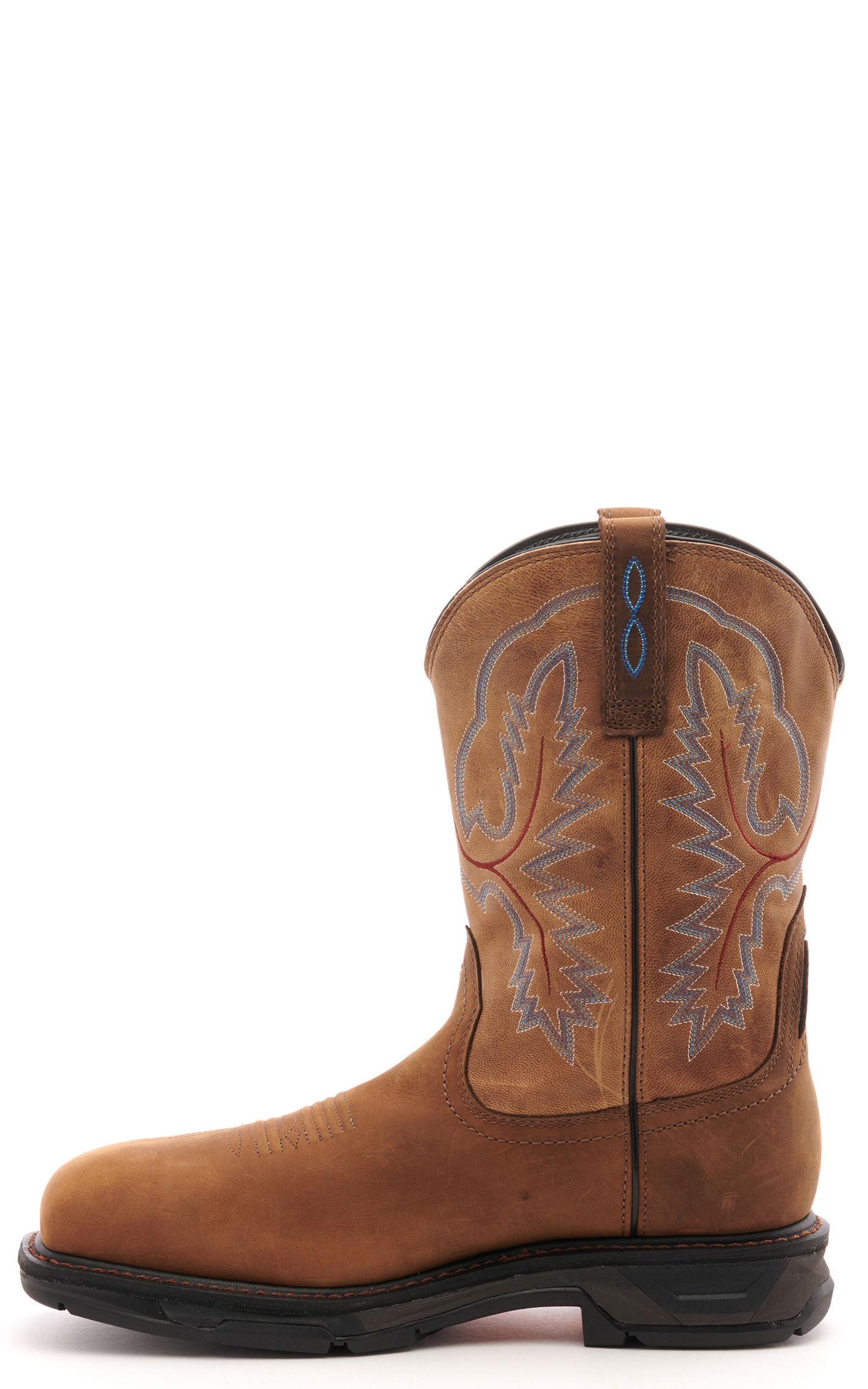 Ariat Men's WorkHog XT Distressed Brown Waterproof Wide Square Composite Toe Work Boot - Image 1
