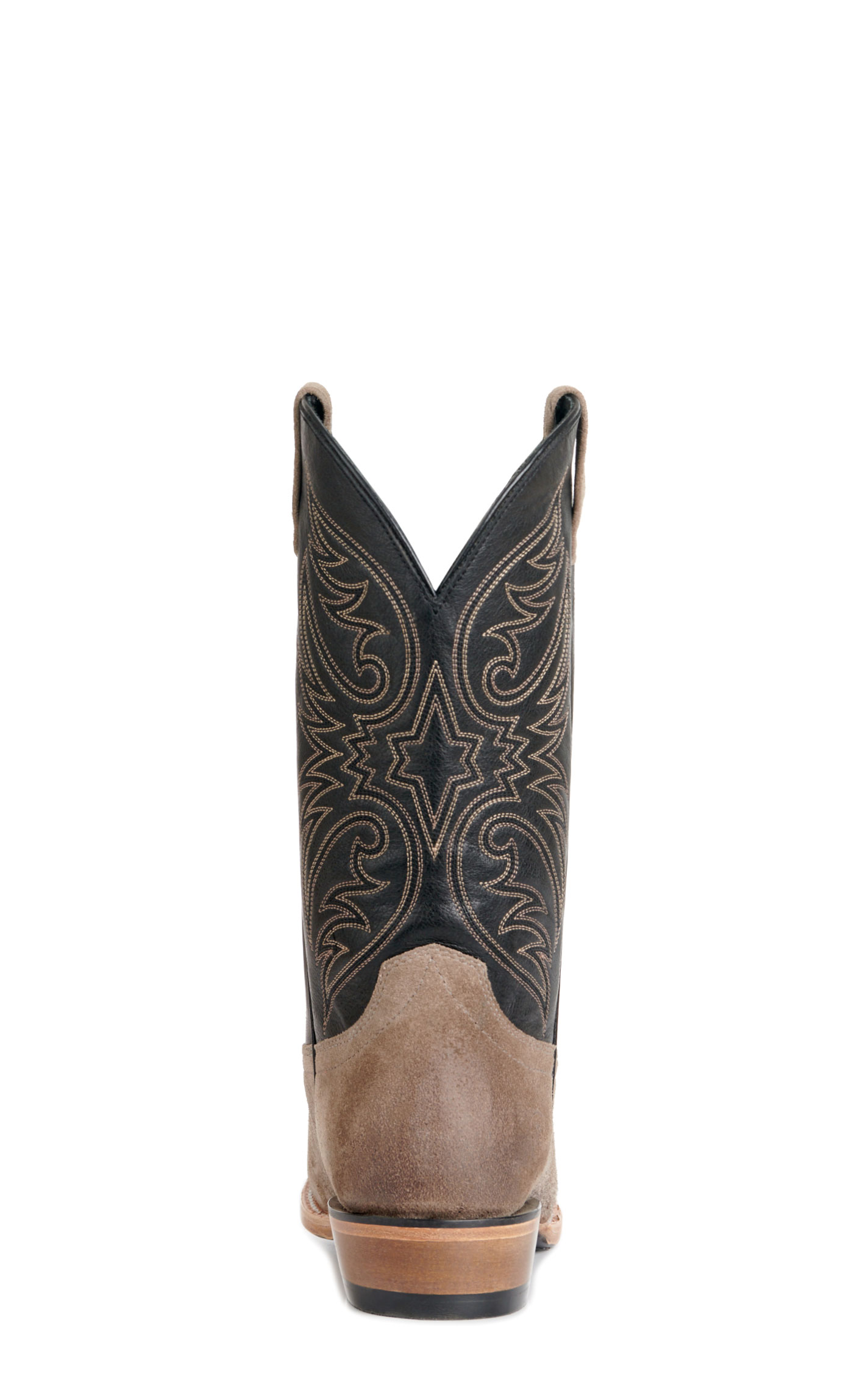 Ariat Men's Bankroll Smoky Roughout and Black R-Toe Cowboy Boots - Image 1