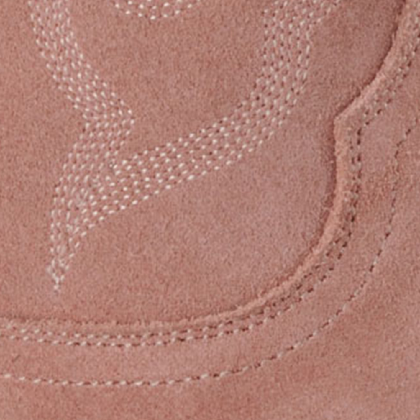 Cavender’s Women’s Suede Pink with Tonal Embroidery Snip Toe Cowboy Boots  - Image 1
