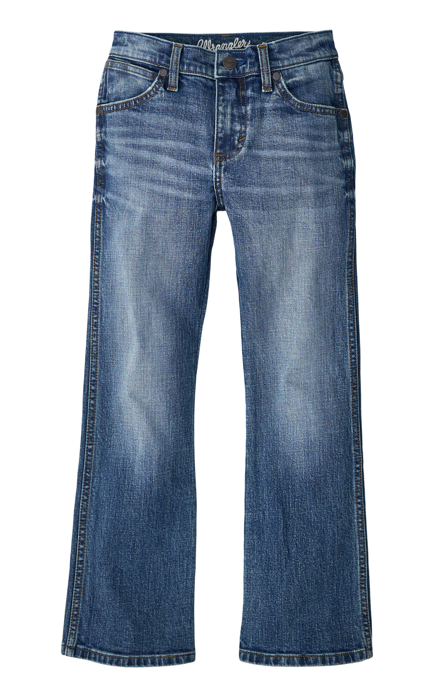 Wrangler Retro Boy's Harris Medium Wash Slim Boot Jeans (8-16) - Image 1