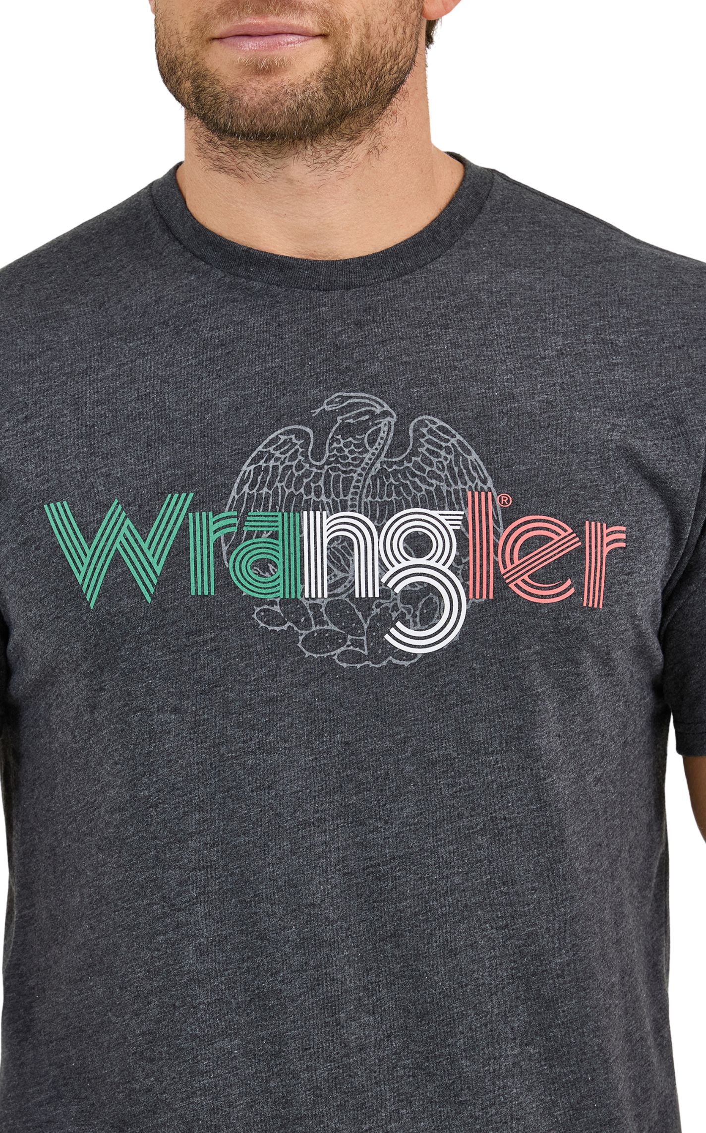 Wrangler Men's Black Mexican Logo Graphic T-Shirt - Image 1