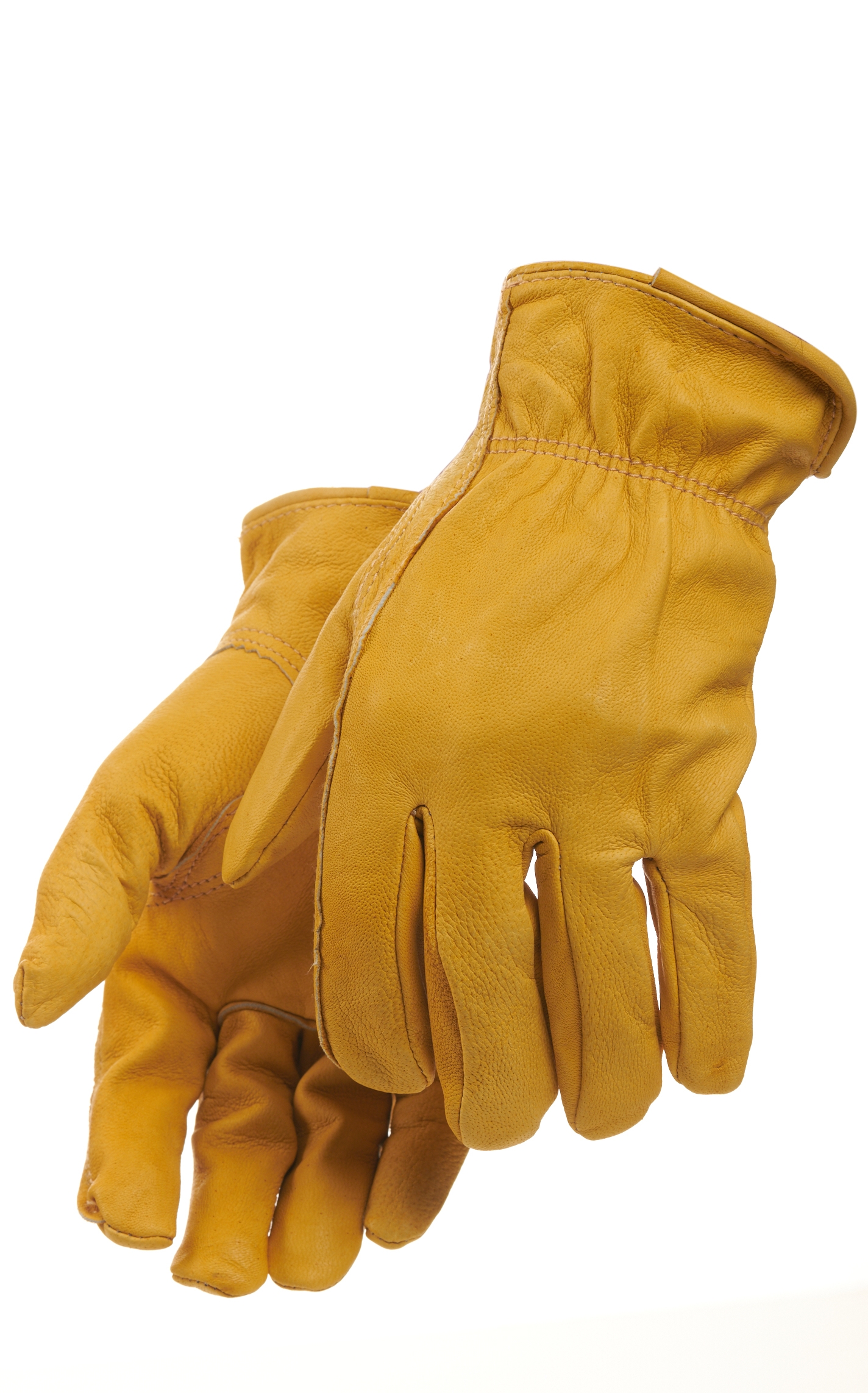 Golden Stag Unlined Elkskin Leather Work Gloves - Image 1