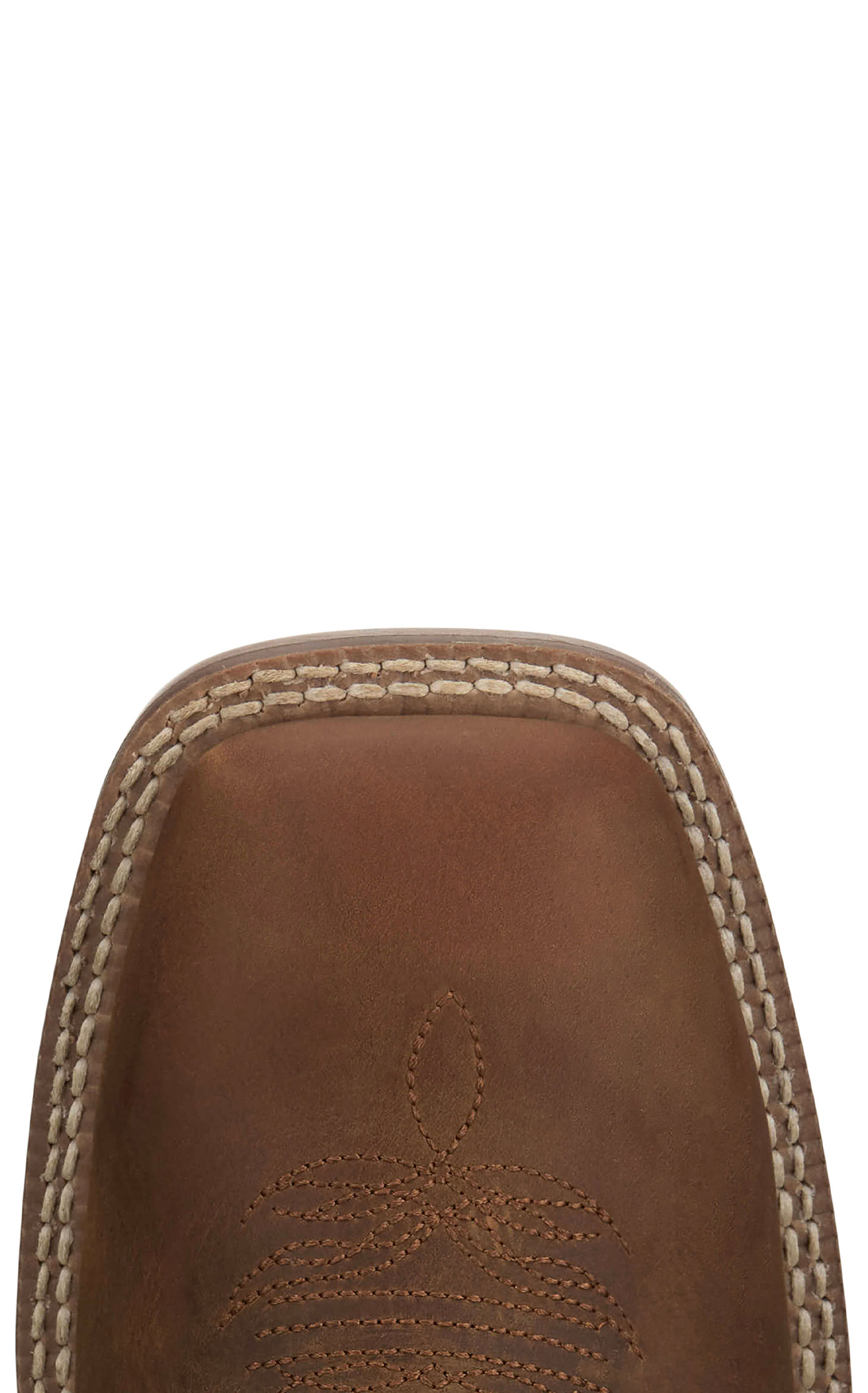 Justin Women's Frontier Collection Brown & Teal Wide Square Toe Boots - Image 1