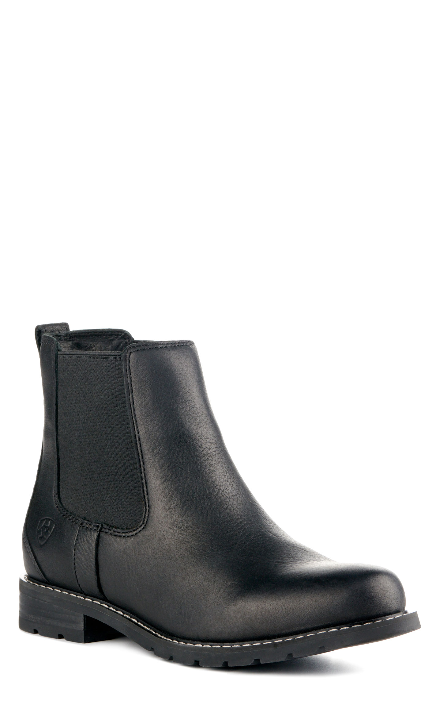 Ariat Women's Wexford Weathered Black Waterproof Round Toe Chelsea Boots - Image 1