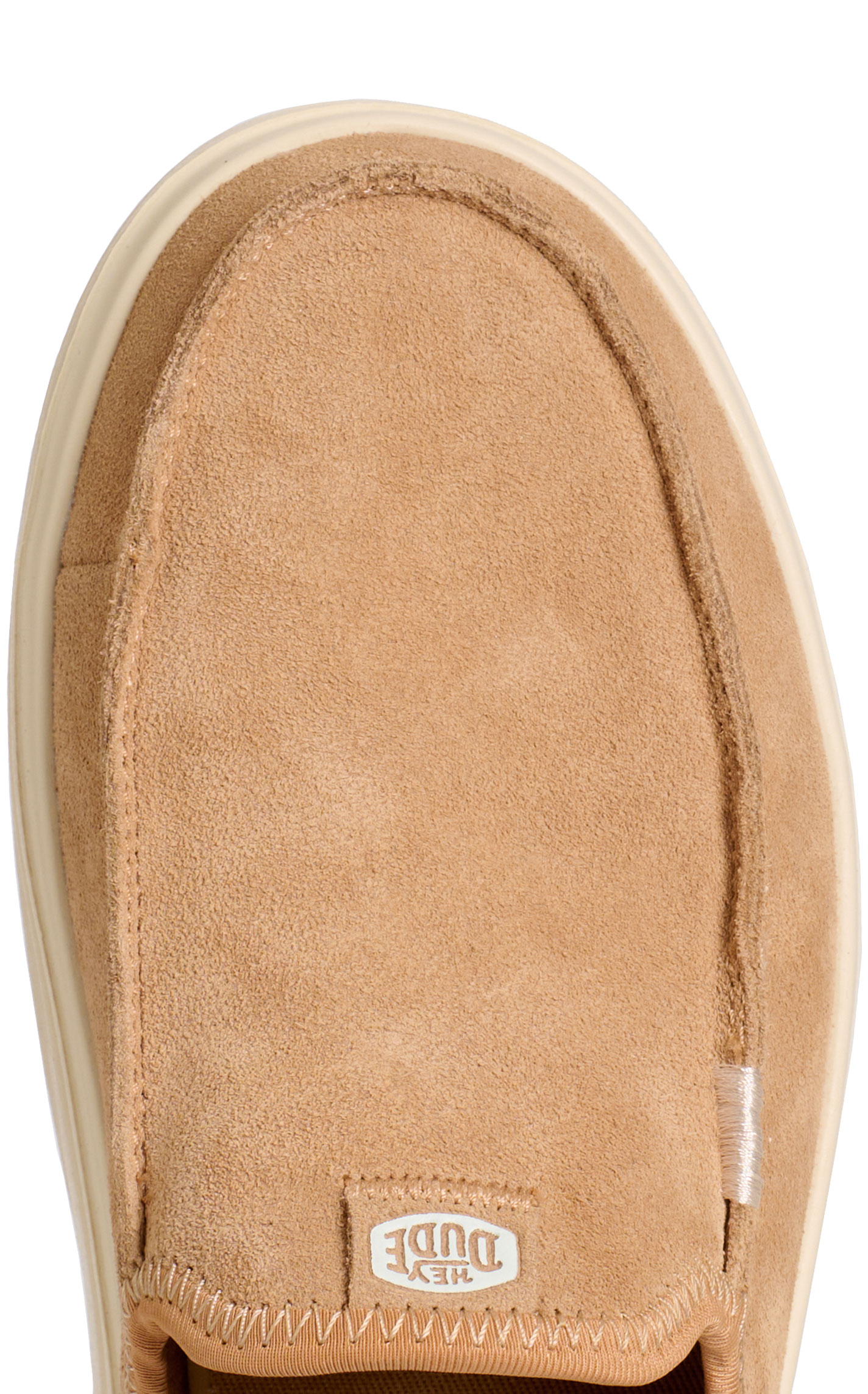 Hey Dude Women's Tan Suede Austin Lift Classic Shoes  - Image 1