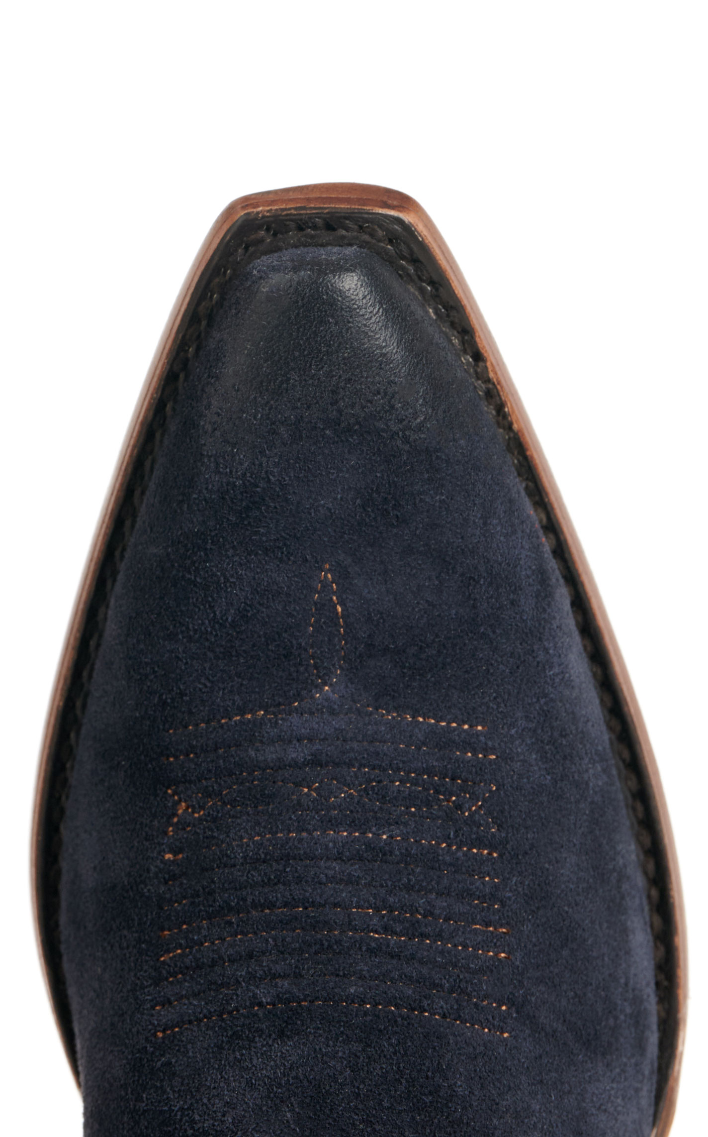 Ariat Women's Jukebox Blue Suede Snip Toe Cowboy Boots - Image 1