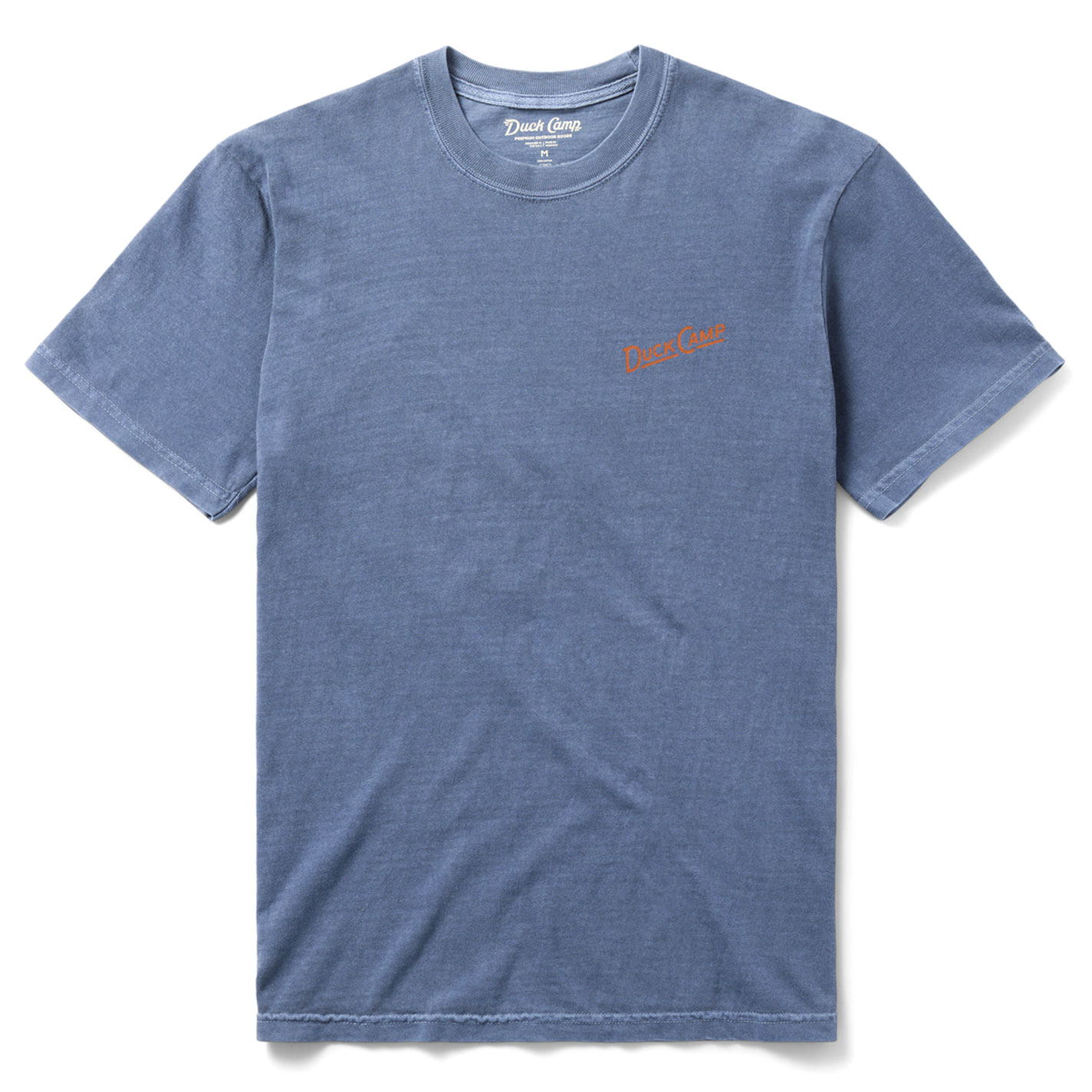 Duck Camp Men's Denim Blue Pheasant Redfish Graphic T-Shirt - Image 1