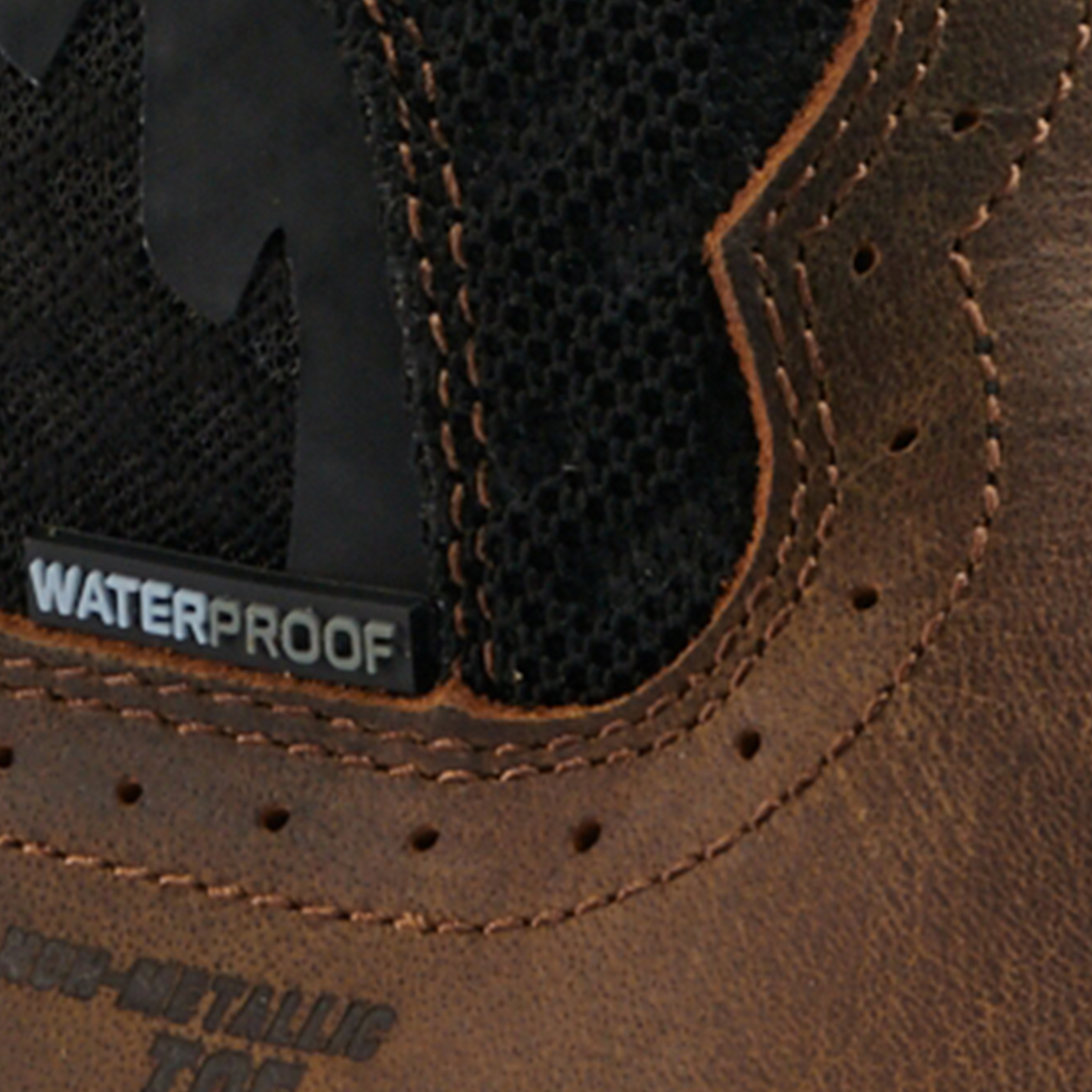 Double H Men's Phantom Rider Zenon Brown and Black Waterproof Wide Square Composite Toe Work Boots - Image 1