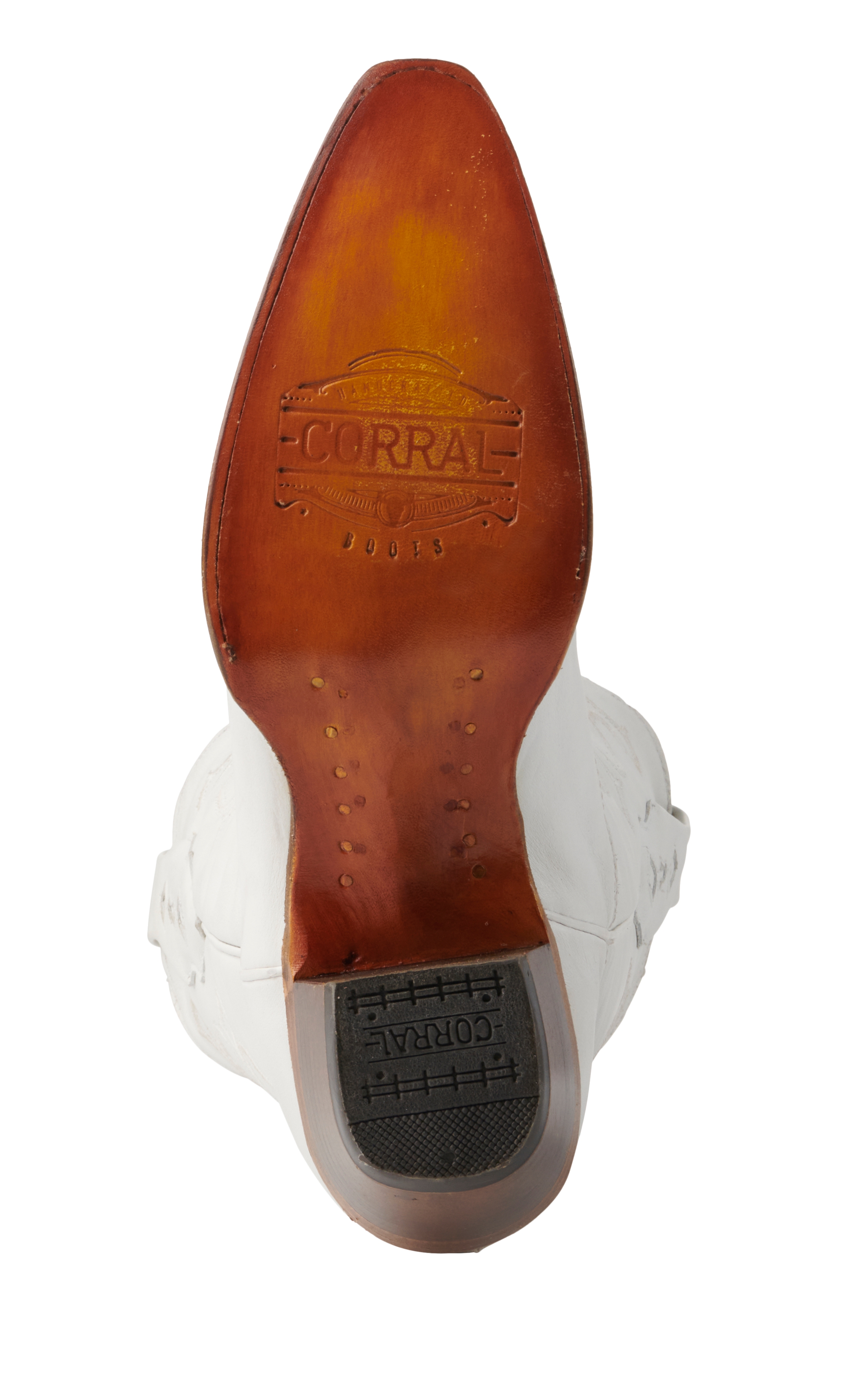 Corral Women's White Snip Toe Cowboy Boots - Image 1