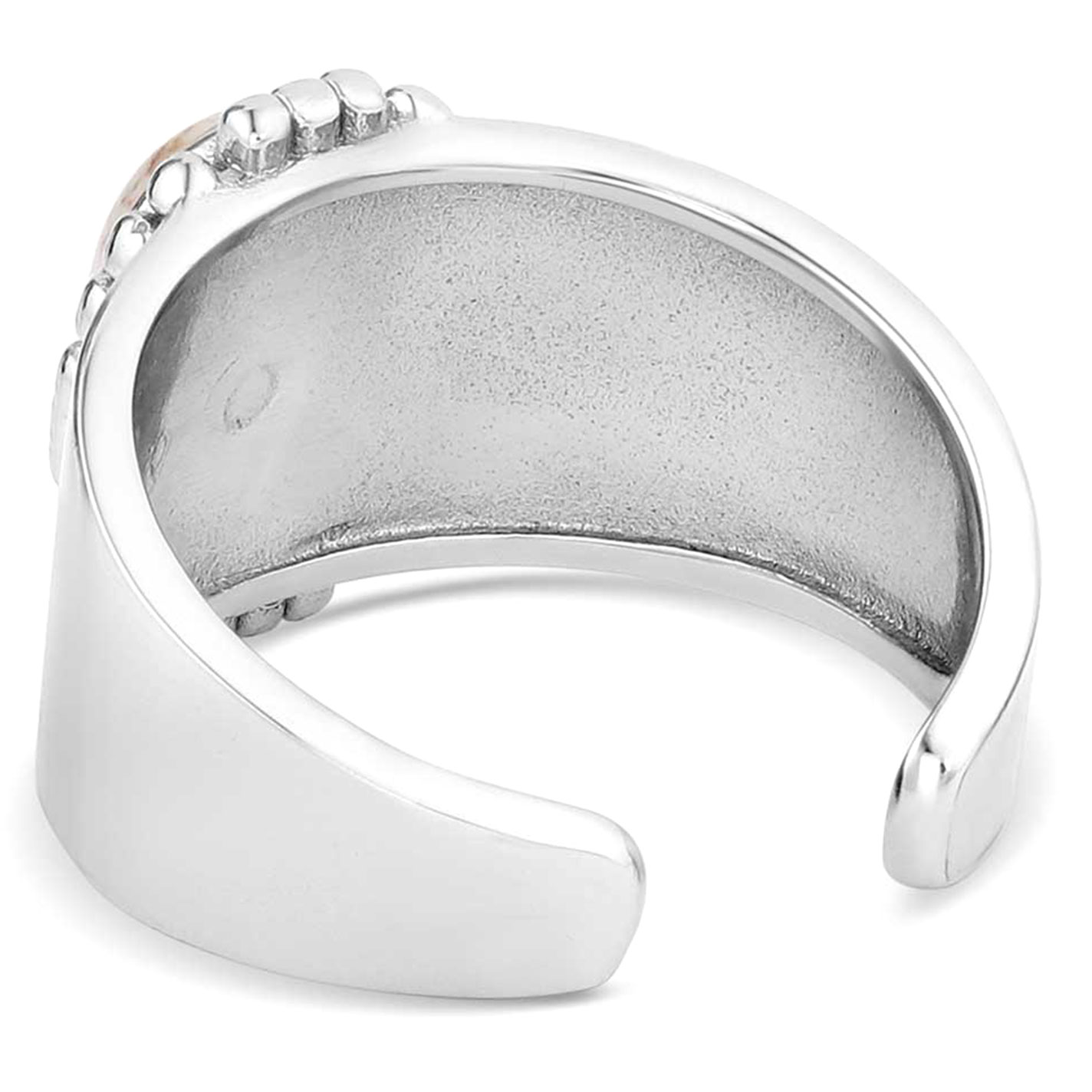 Montana Silversmiths Silver & Turquoise Stone Ring - Image 1
