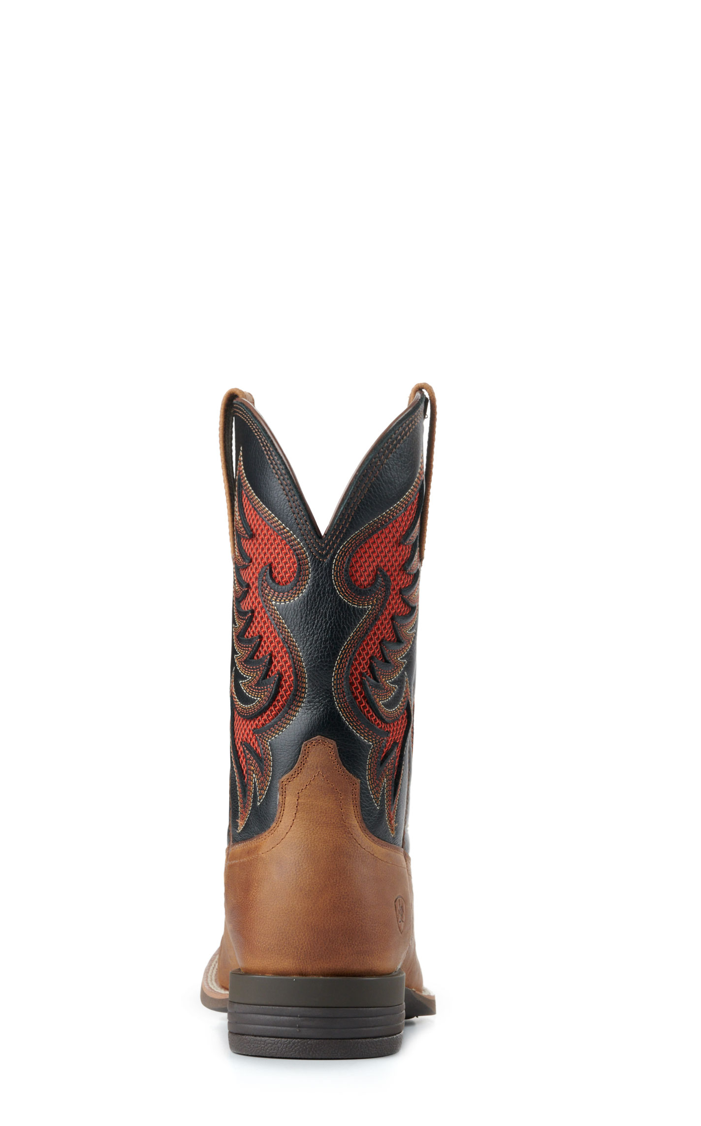 Ariat Men's Cowpuncher VentTEK Brown and Black Shock Shield Wide Square Toe Cowboy Boots - Image 1