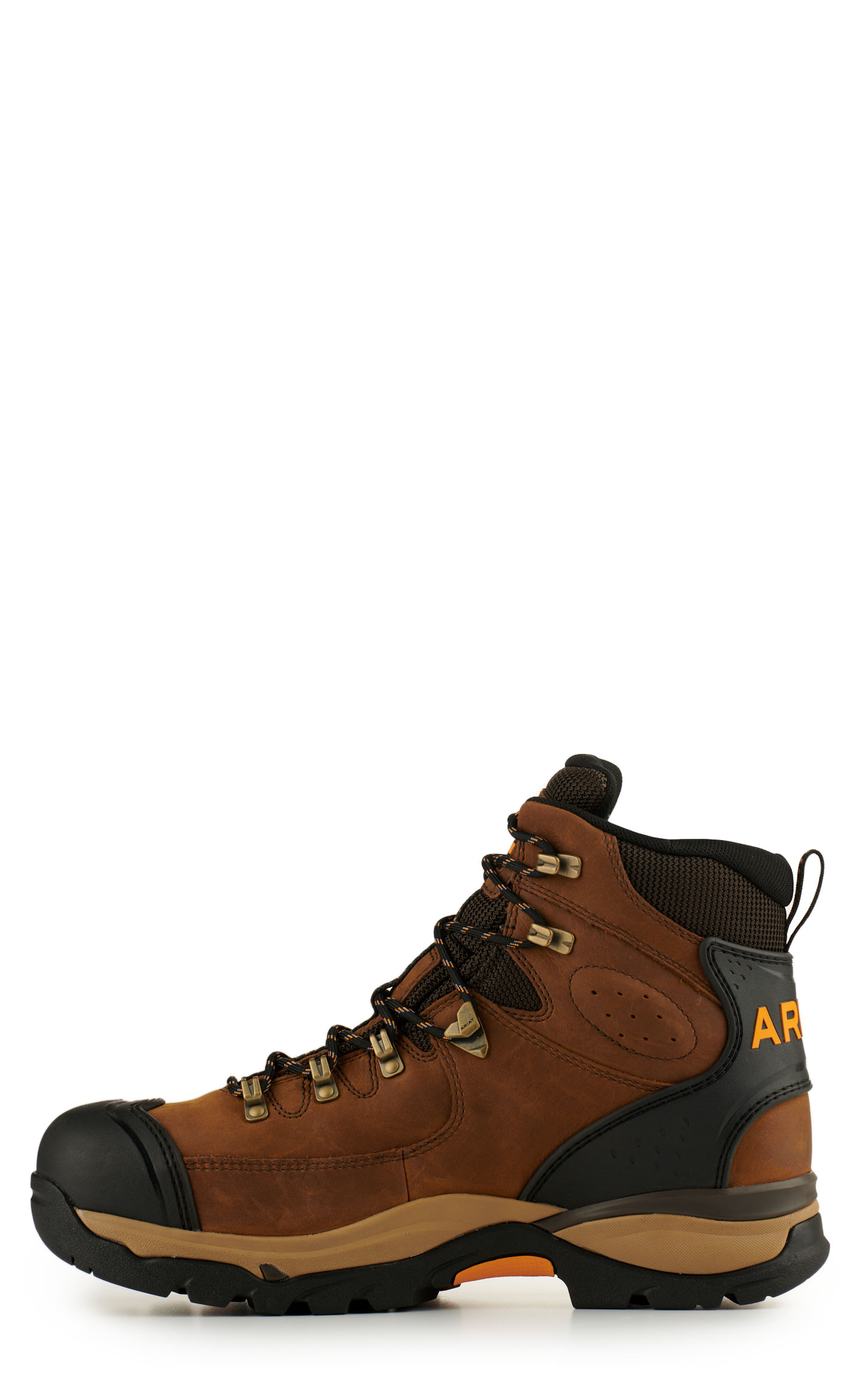 Ariat Men's Endeavor Dusted Brown Waterproof Round Steel Toe 6\