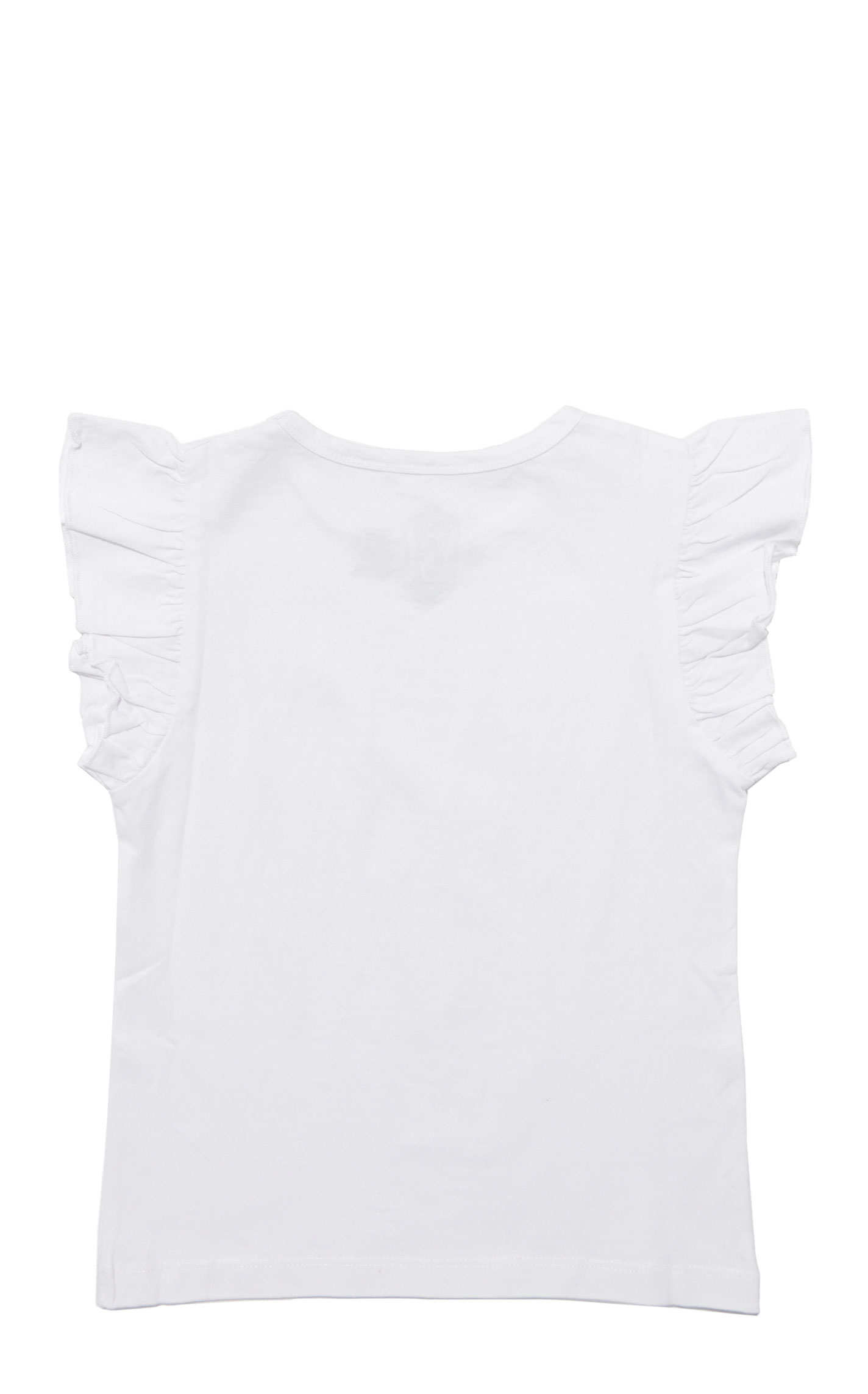 Rockin' C Girls White Ruffle Sleeve Top - Image 1
