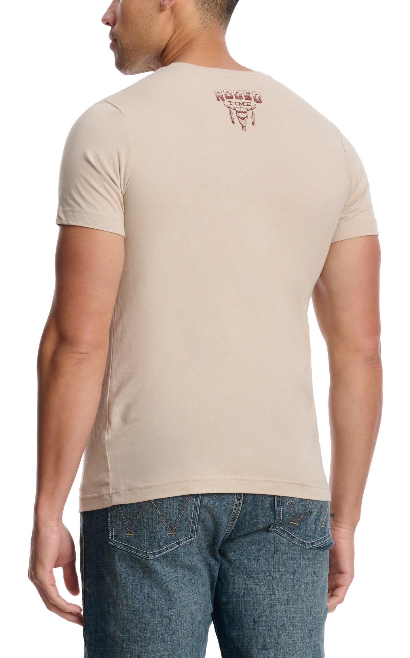 Rodeo Time Dale Brisby Men's Latte Ol' Son Logo T-Shirt - Image 1
