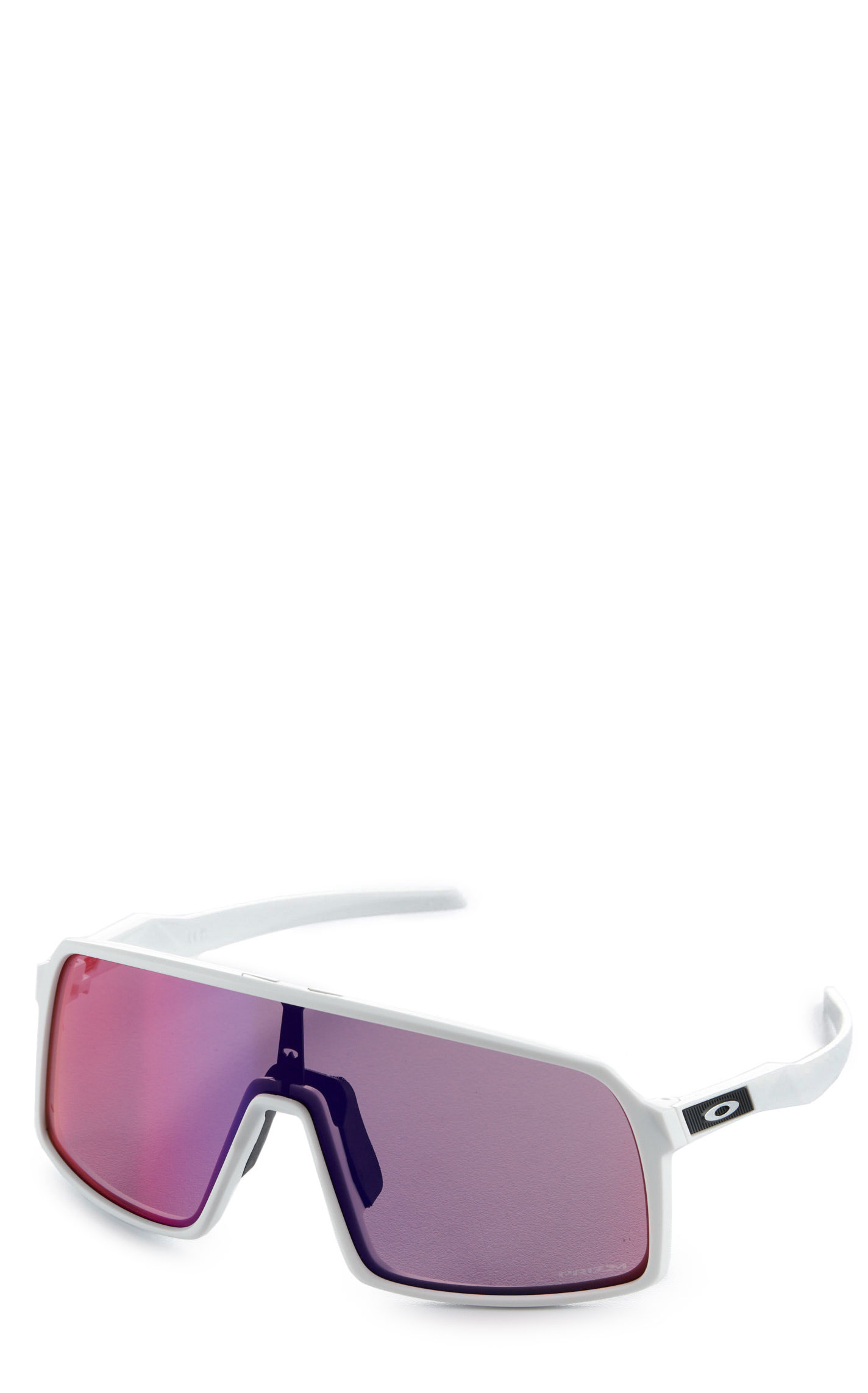 Oakley Sutro Matte White with Purple Lens Sports-Performance Sunglasses - Image 1