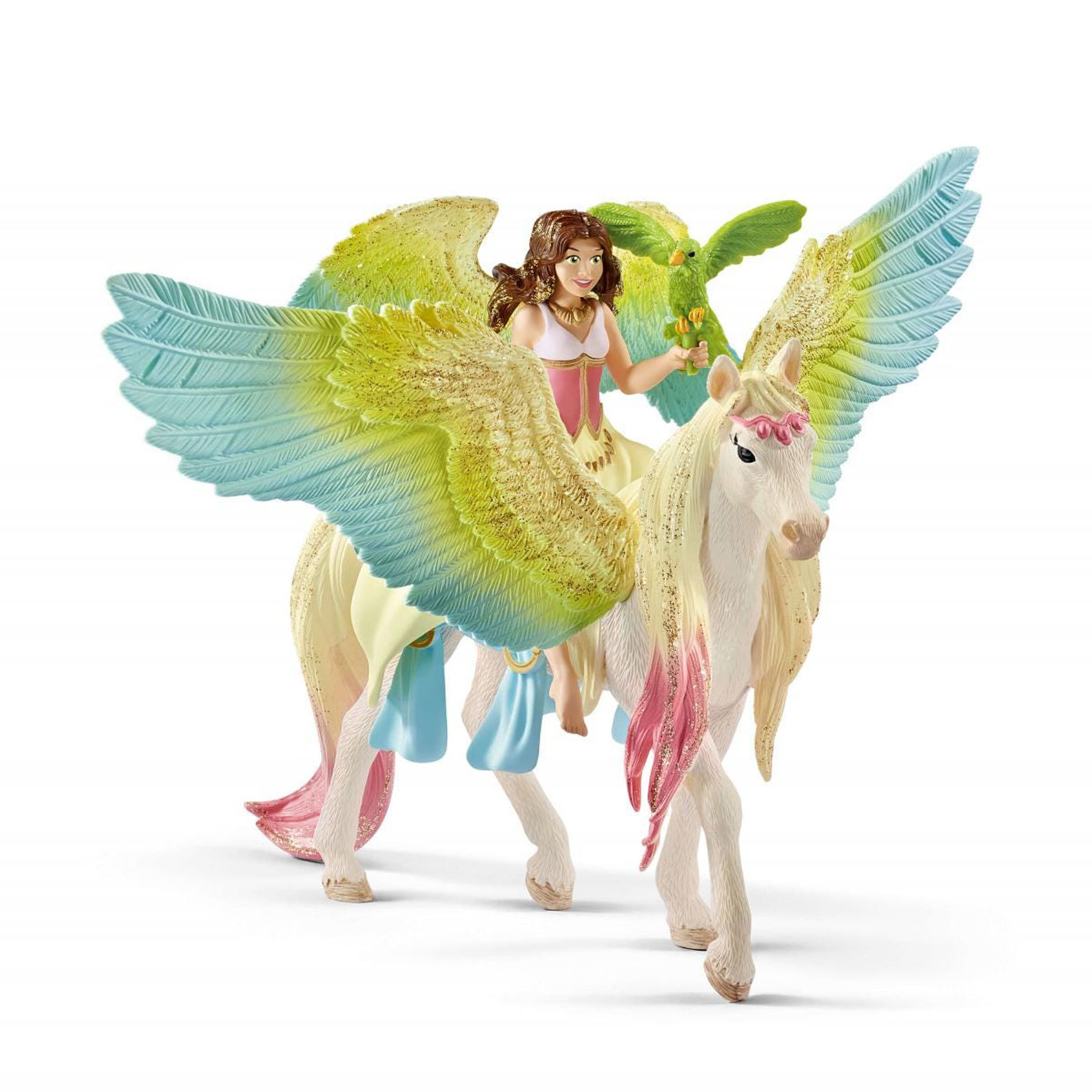 Schleich Fairy Surah With Glitter Pegasus 3pc Playset  - Image 1