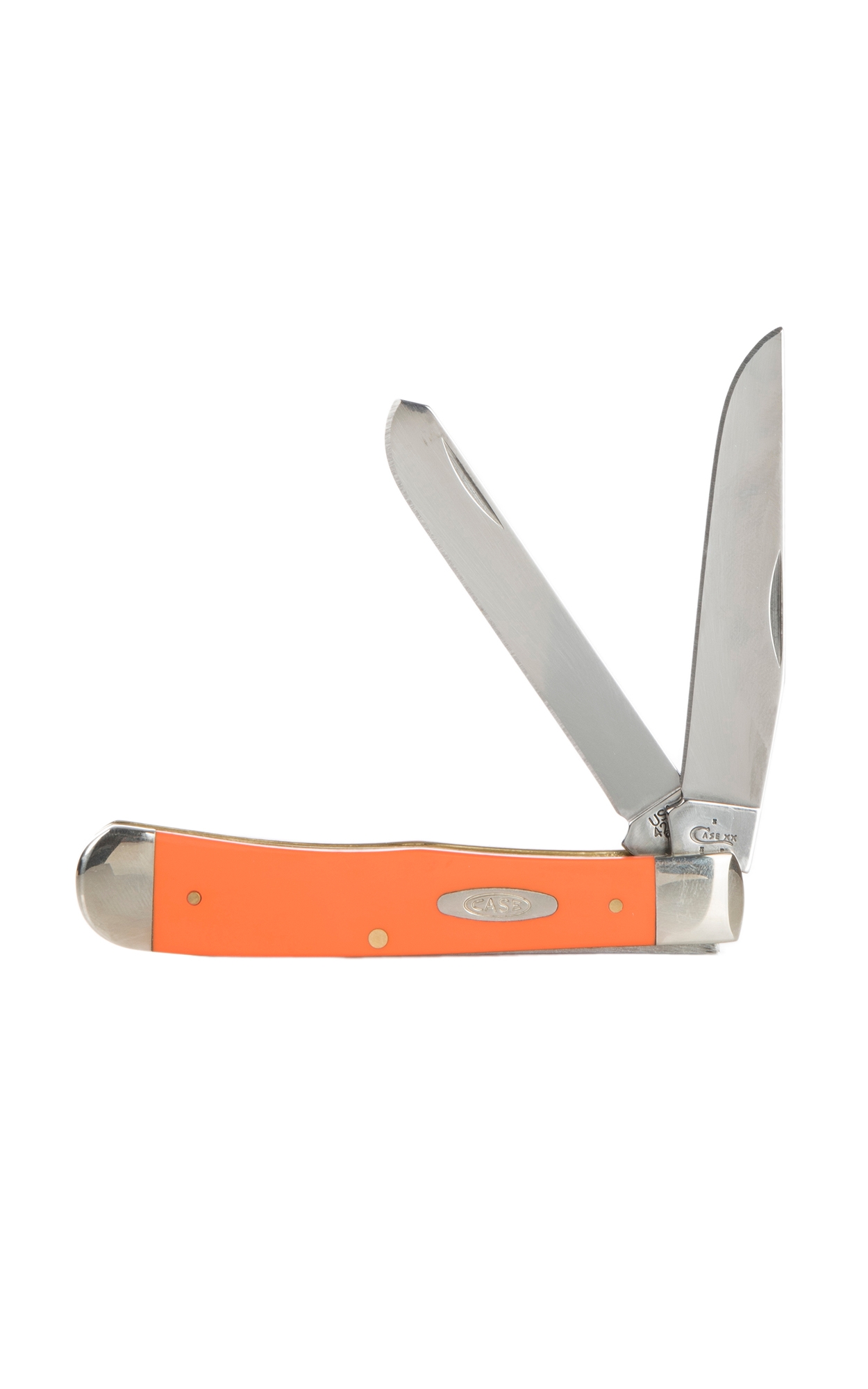 Case Knives Smooth Orange Synthetic Trapper - Image 1