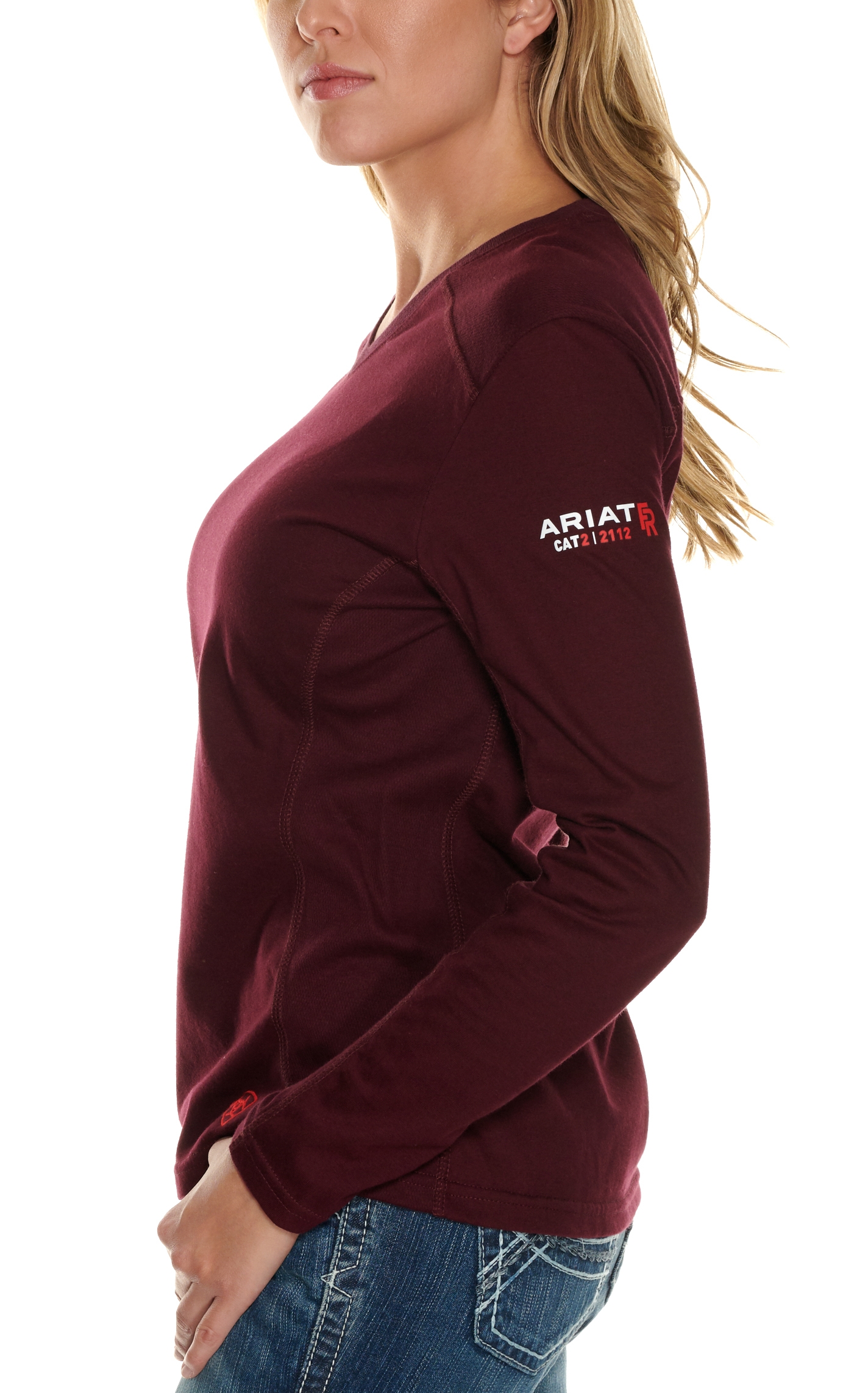 Ariat Women's Malbec AC Long Sleeve FR Work Shirt - Image 1