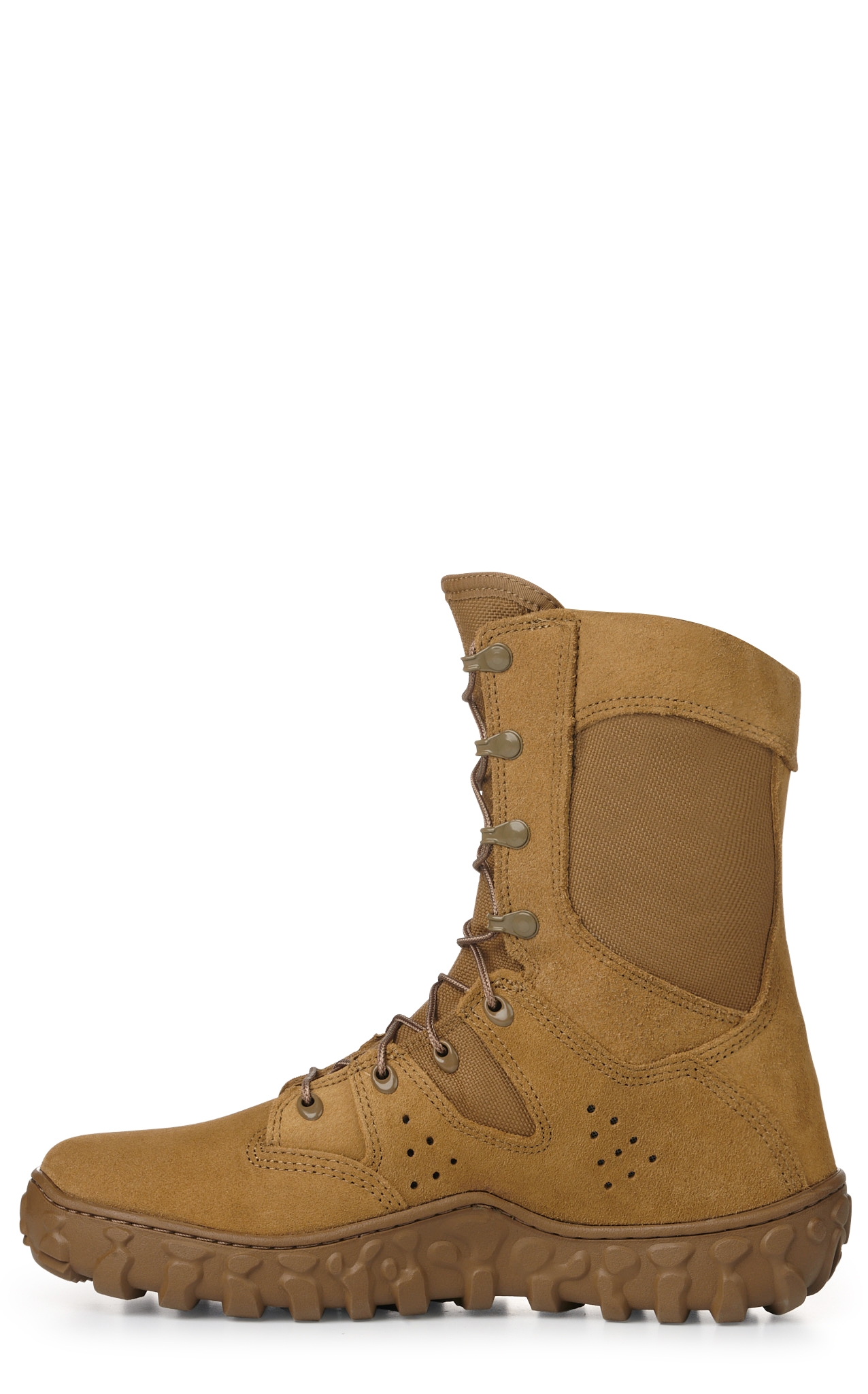 Rocky Men's S2V Predator Coyote Tan Round Toe Lace Up Military Boot - Image 1