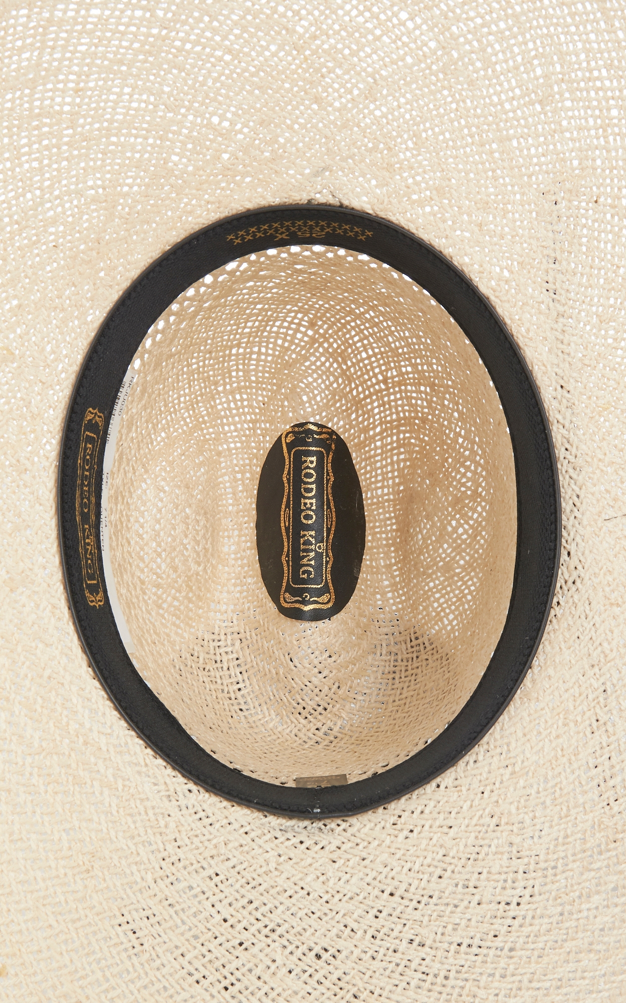 Rodeo King Straw Jute Quenton Cattlemen Crown Cowboy Hat - Image 1