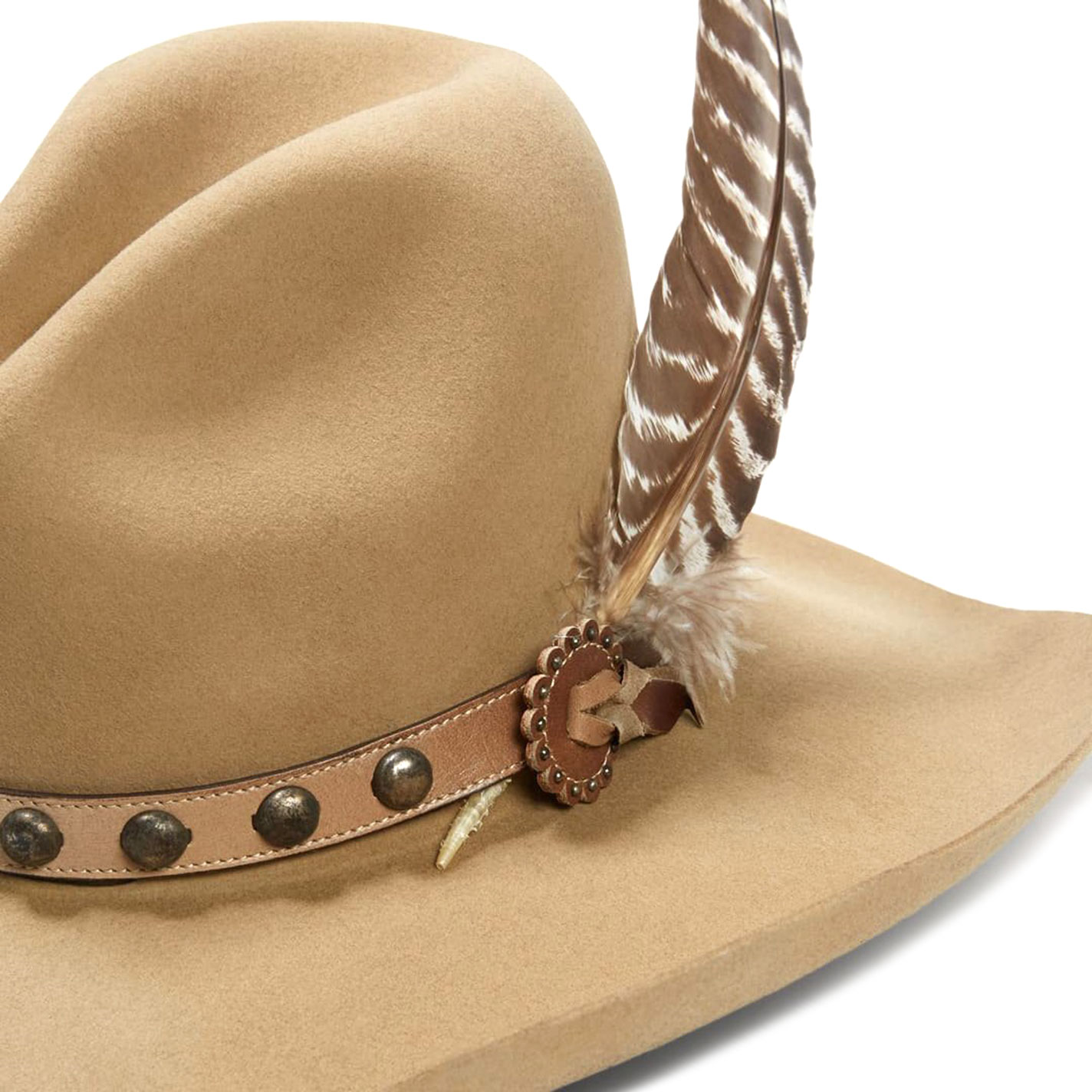 Stetson Broken Bow 4X Buck Gus Crown Felt Cowboy Hat - Image 1