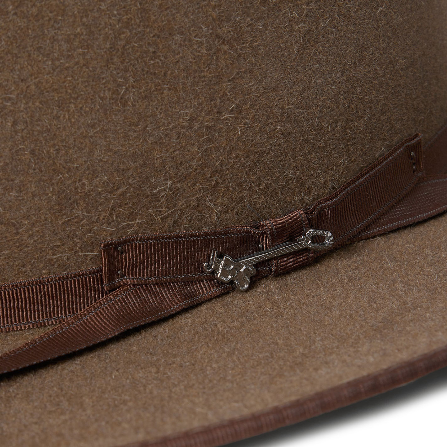 Stetson 6X Open Road Brown Mix Felt Cowboy Hat - Image 1