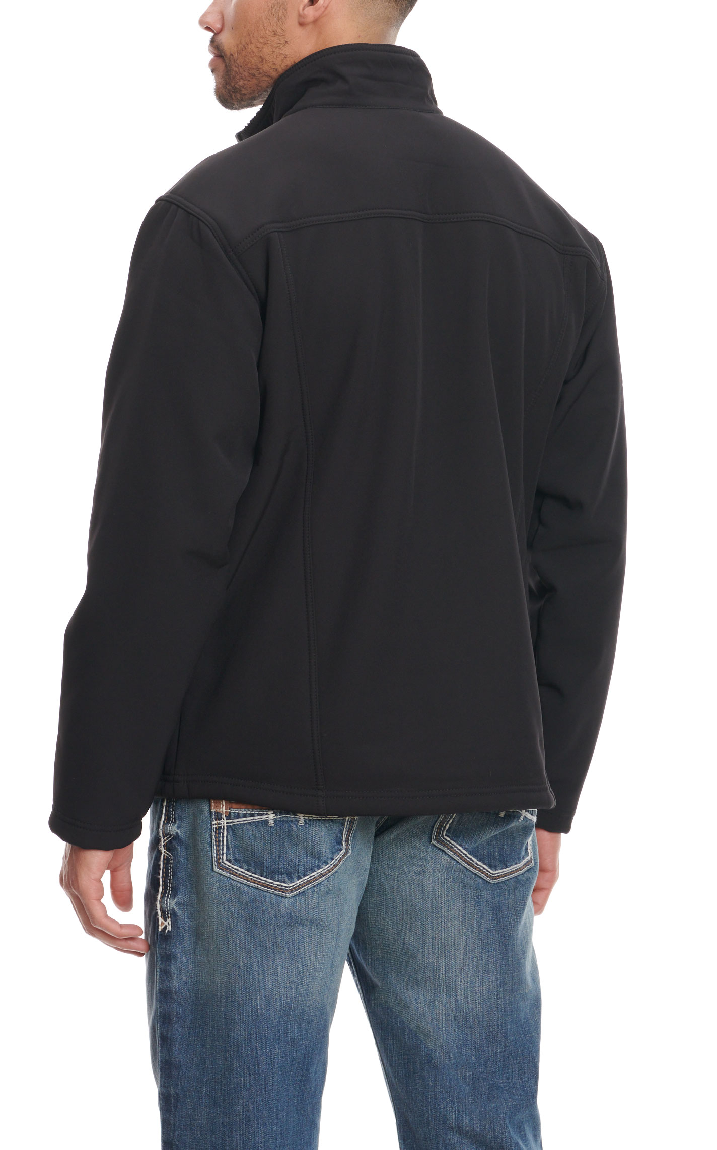 Ariat Men's Vernon Black Sherpa Lined Jacket - Image 3