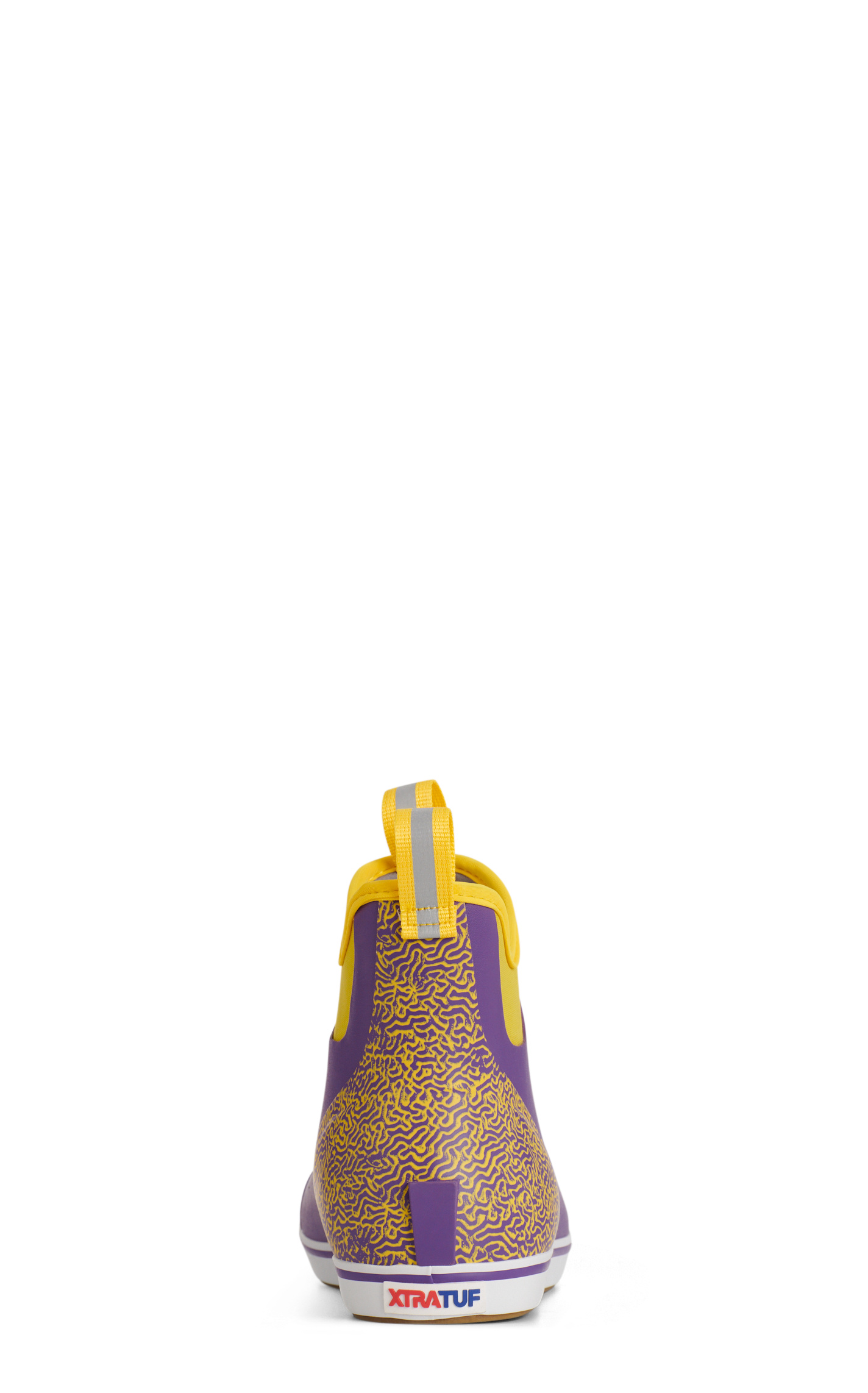 XTRATUF Men's Purple Tailgate Ankle Deck Rubber Boots - Image 7
