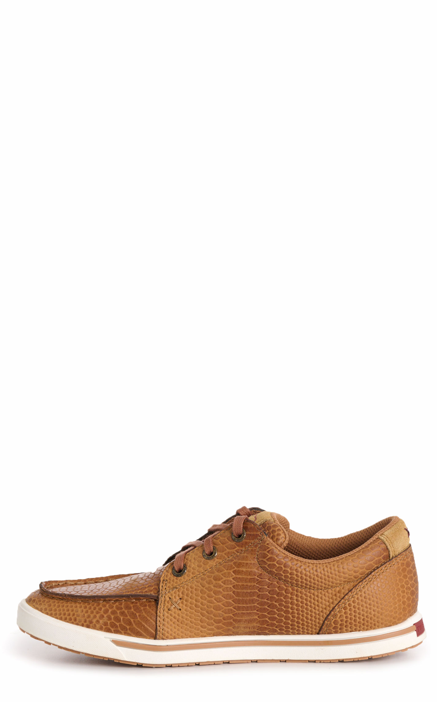 Twisted X Women's Kicks Camel Leather Snake Print Casual Shoes - Image 1