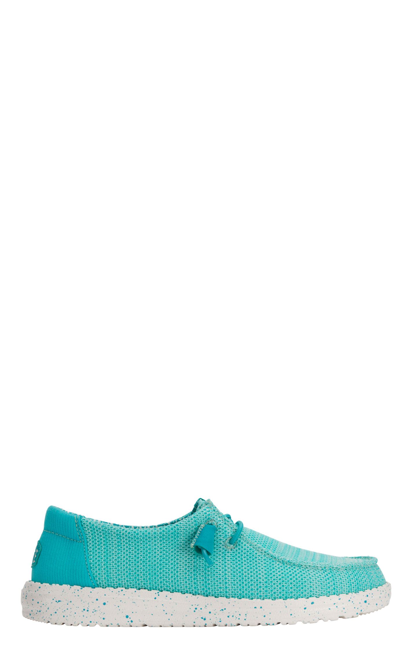 Hey Dude Women’s Turquoise Wendy Stretch Sox Casual Shoes - Image 1