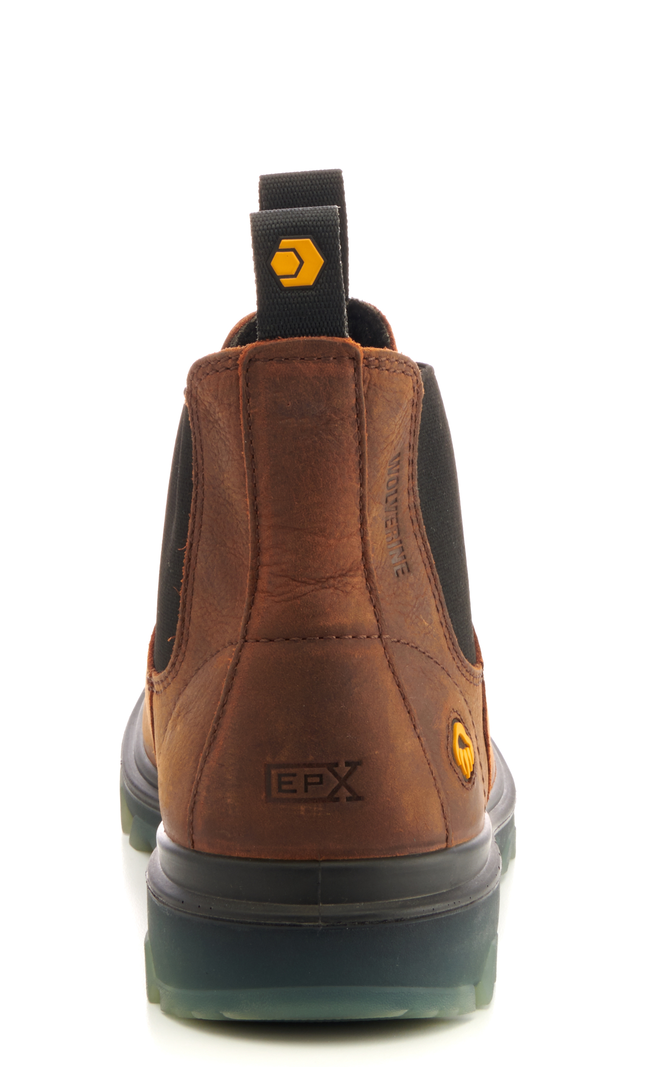 Wolverine Men's I-90 EPX Romeo CarbonMax Brown Waterproof Round Composite Toe Chelsea Work Boots - Image 1