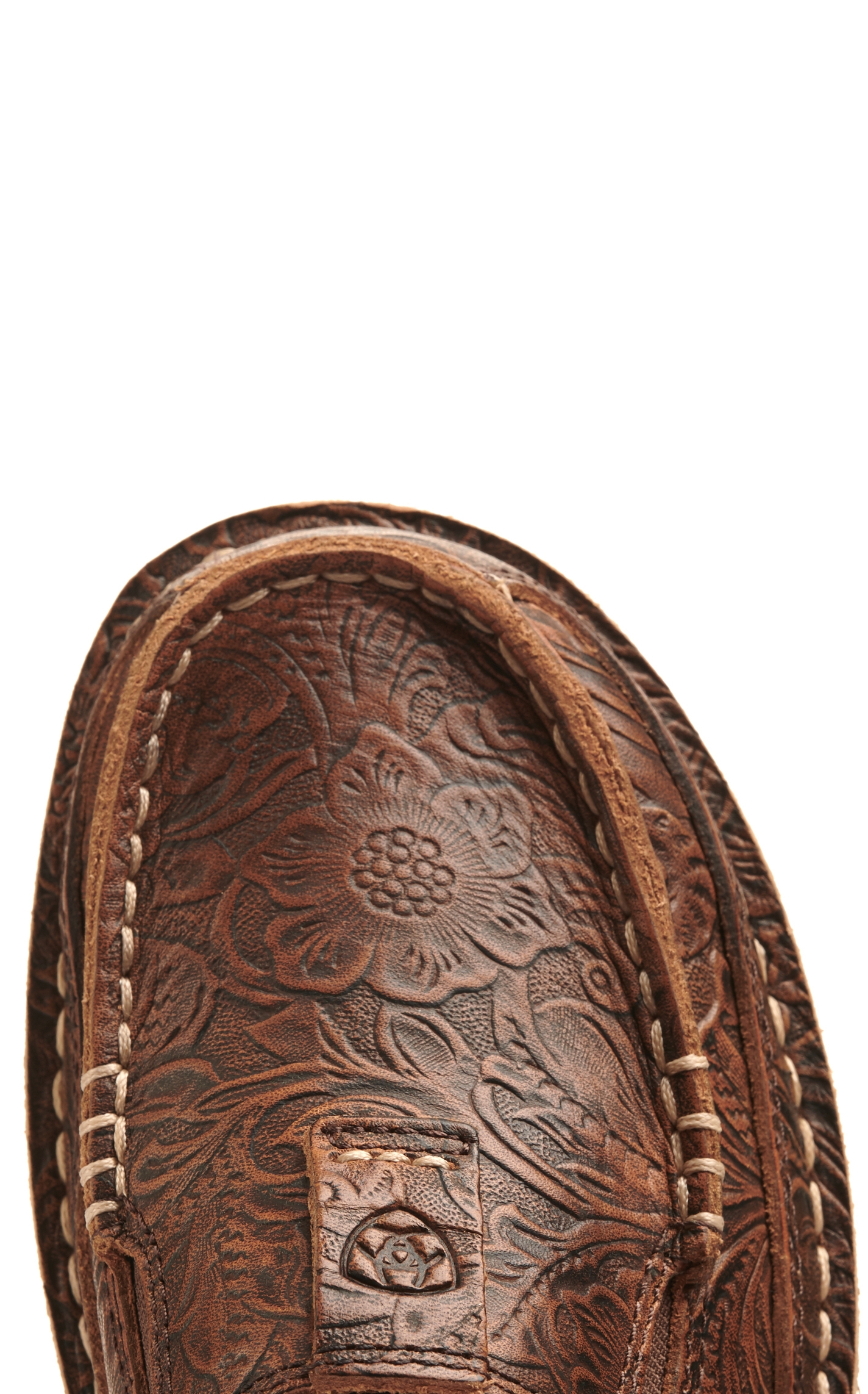 Ariat Women's Cruiser Brown Floral Embossed Casual Shoes - Image 1