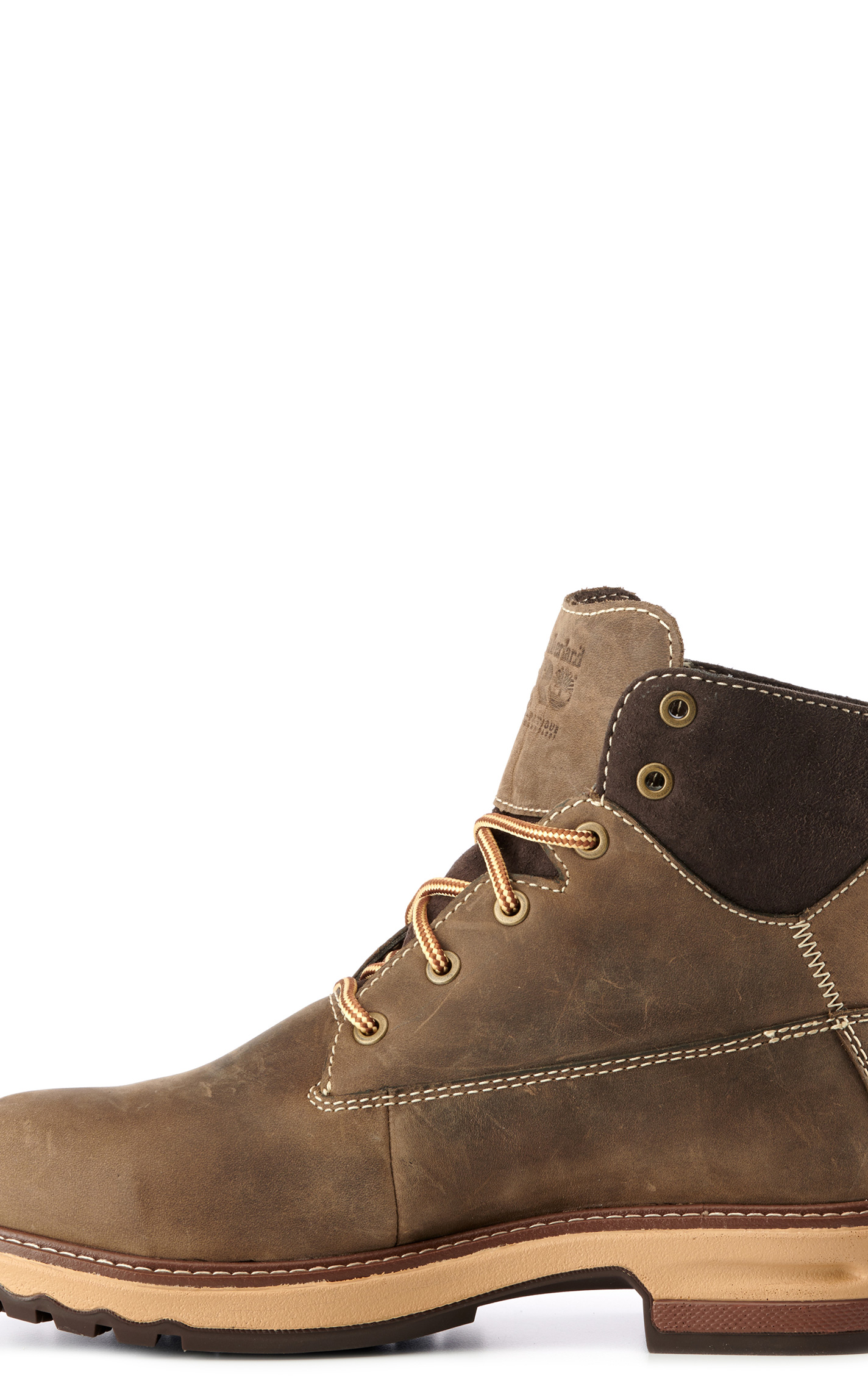 Timberland PRO Women's Hightower Coffee Brown Round Alloy Toe Lace Up Work Boot - Image 1