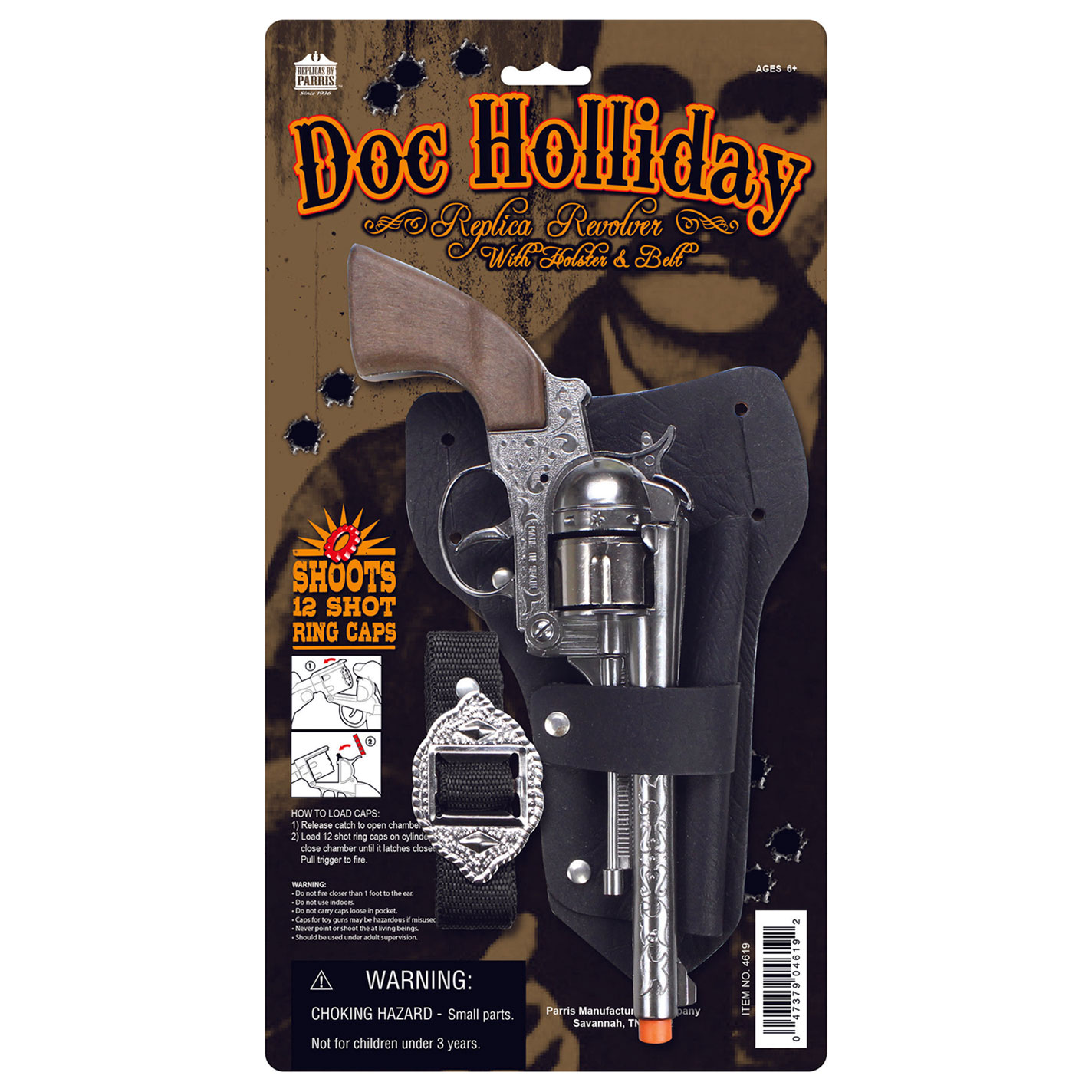 Parris Toys Doc Holiday Pistol Play Set - Image 1