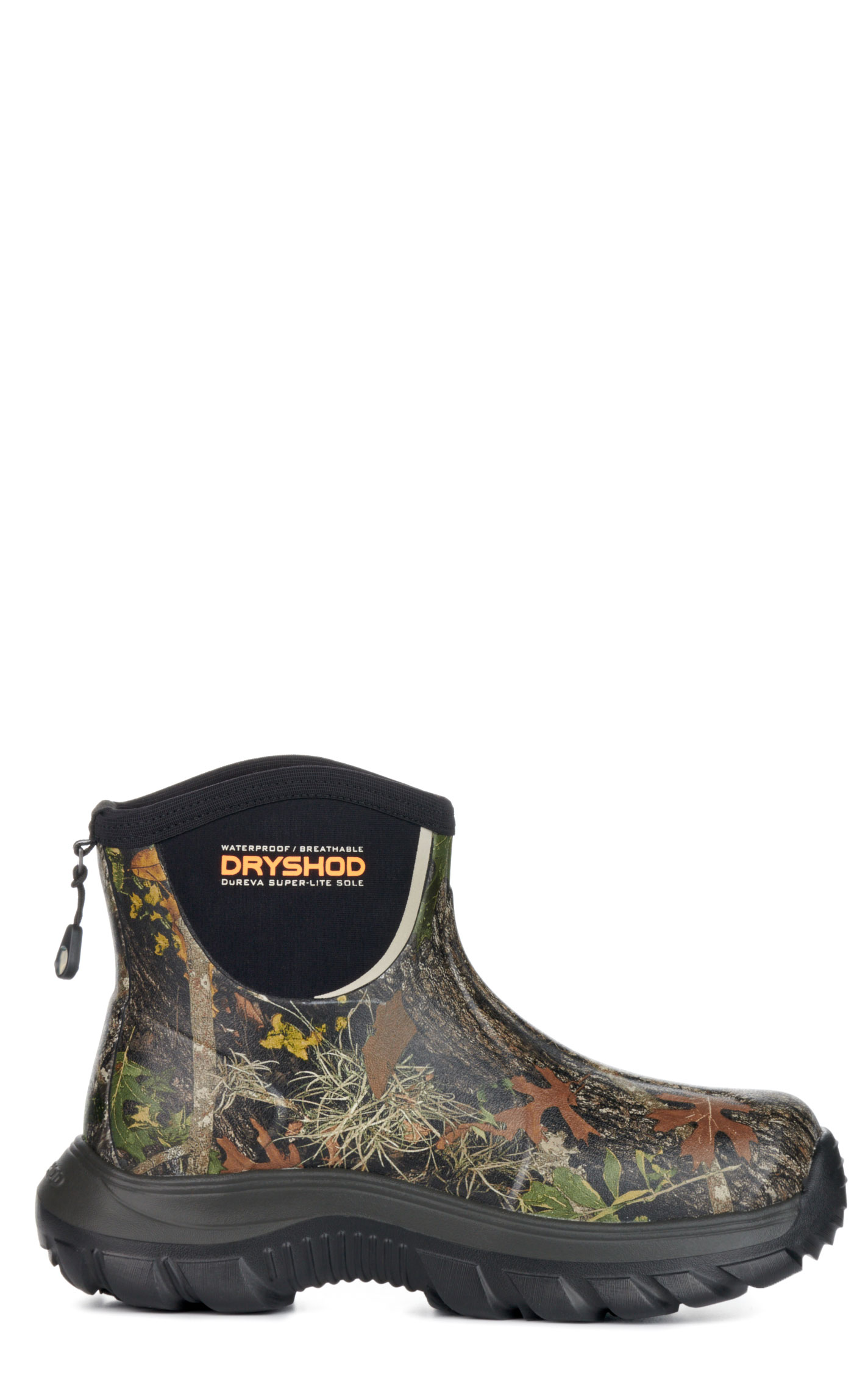 Dryshod Evalusion Camo and Black Round Toe Ankle Rubber Work Boot - Image 1