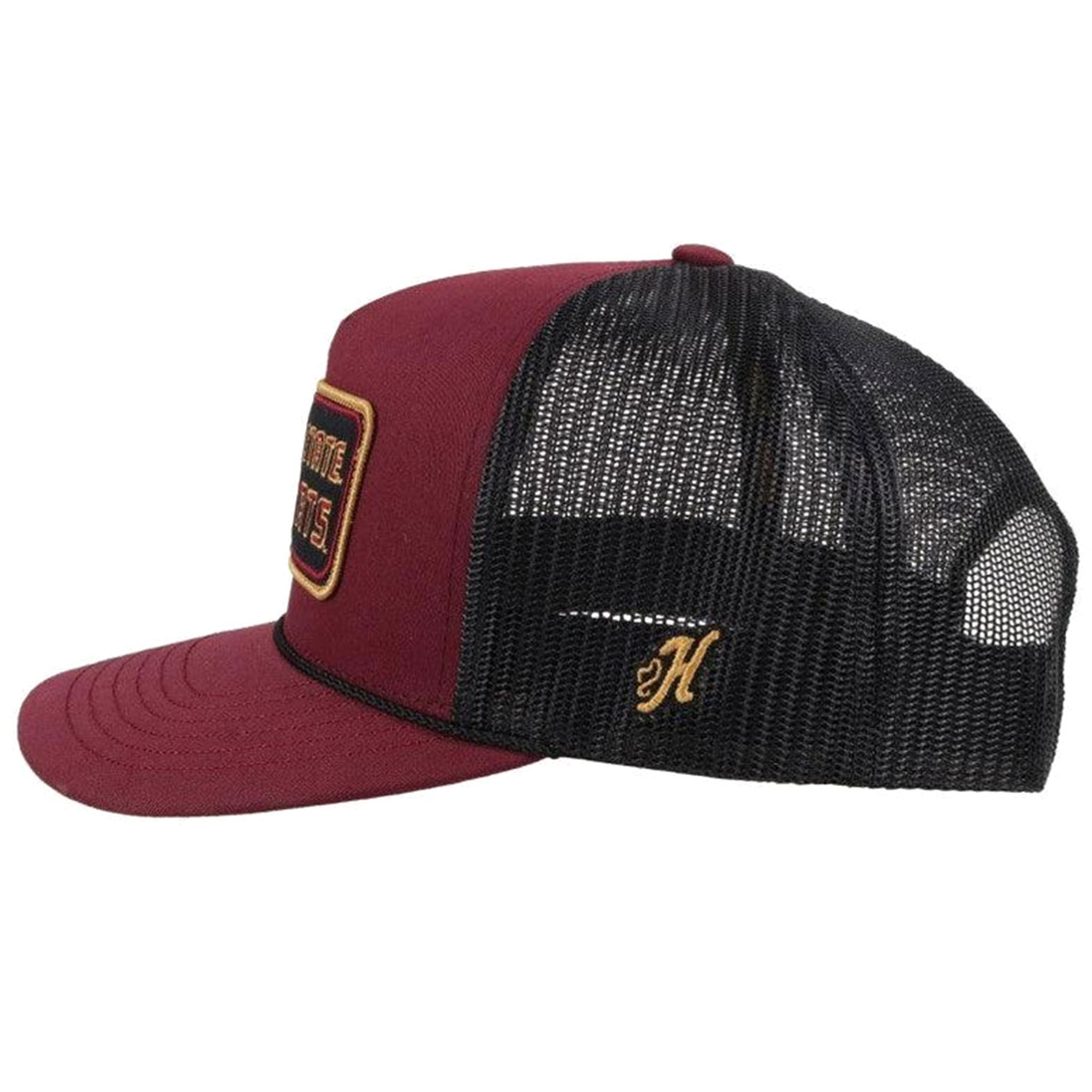 Hooey Collegiate Collection Maroon & Black Texas State Logo Patch Cap - Image 1