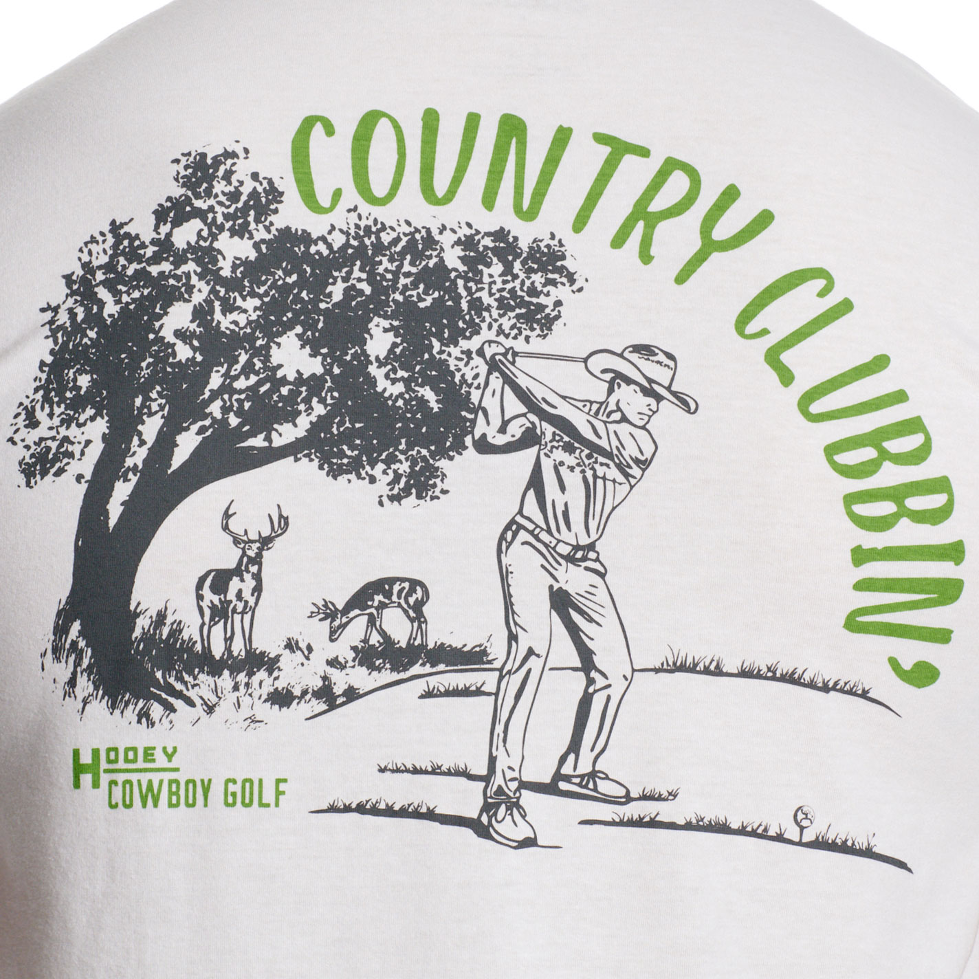 Hooey Men's Country Clubbin' White T-Shirt - Image 2