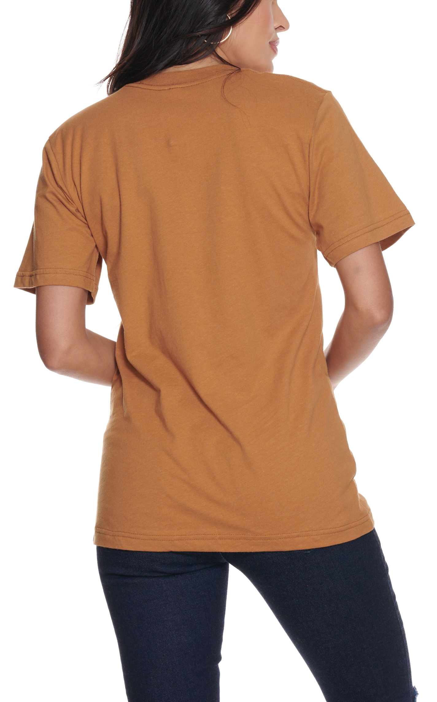 Rafter C Women's Camel Desert Bull Short Sleeve T-Shirt - Image 1