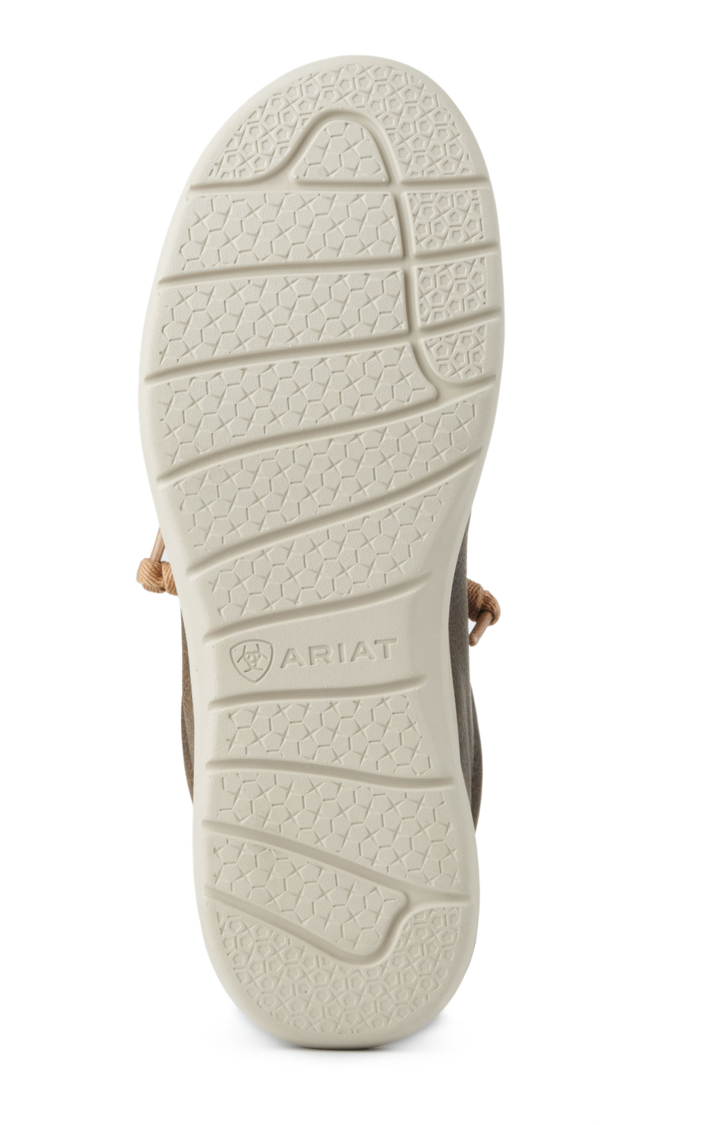 Ariat Men's Hilo Dark Brown and Tan Leather Lace Up Casual Shoes - Image 1