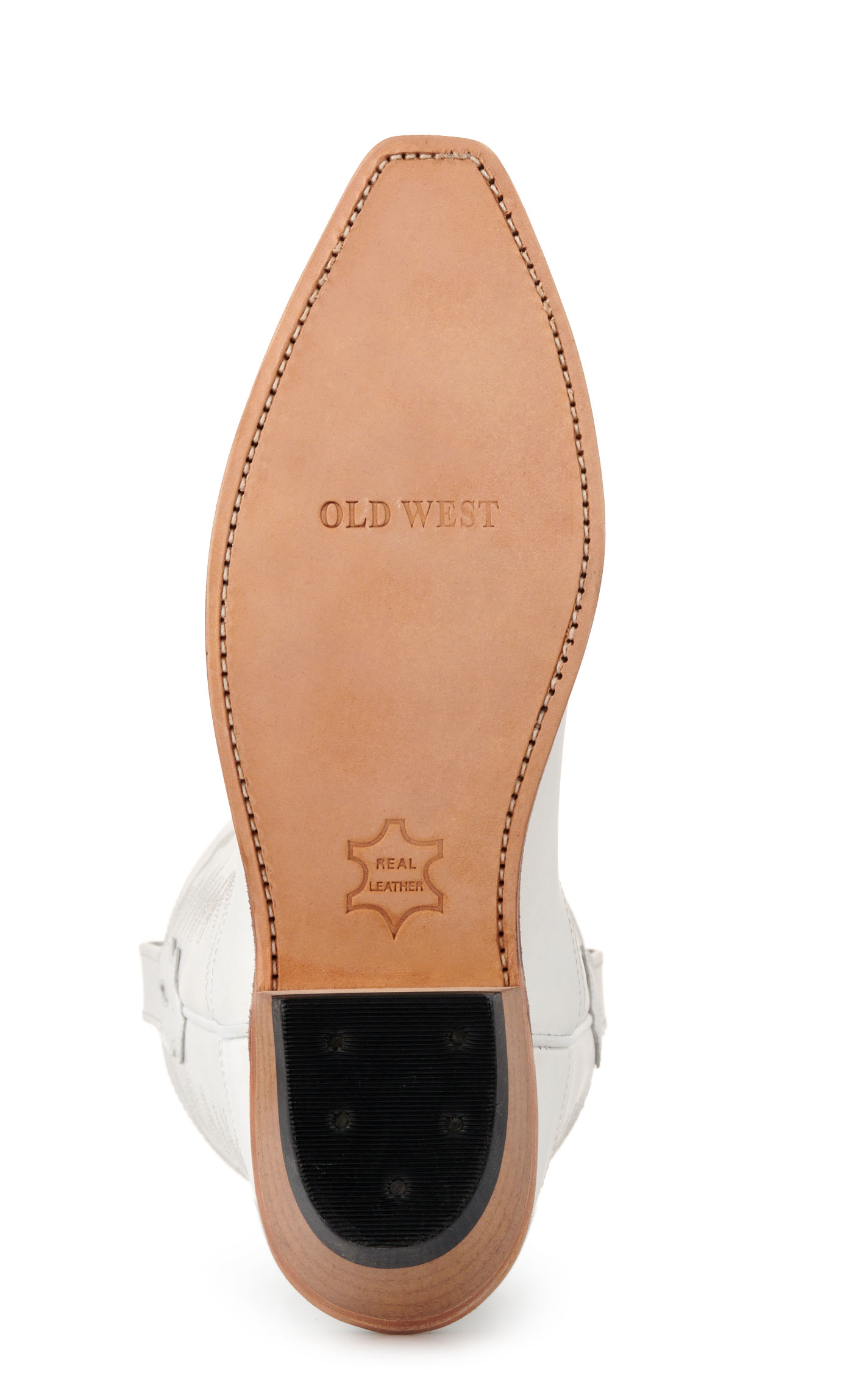 Old West Women's Classic White Snip Toe Cowboy Boot - Image 1
