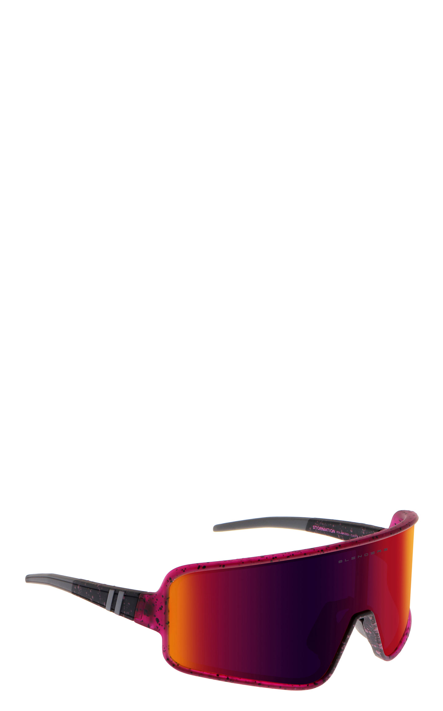 Blenders Eyewear Eclipse Stormation Purple Black & Red Polarized Sunglasses - Image 1