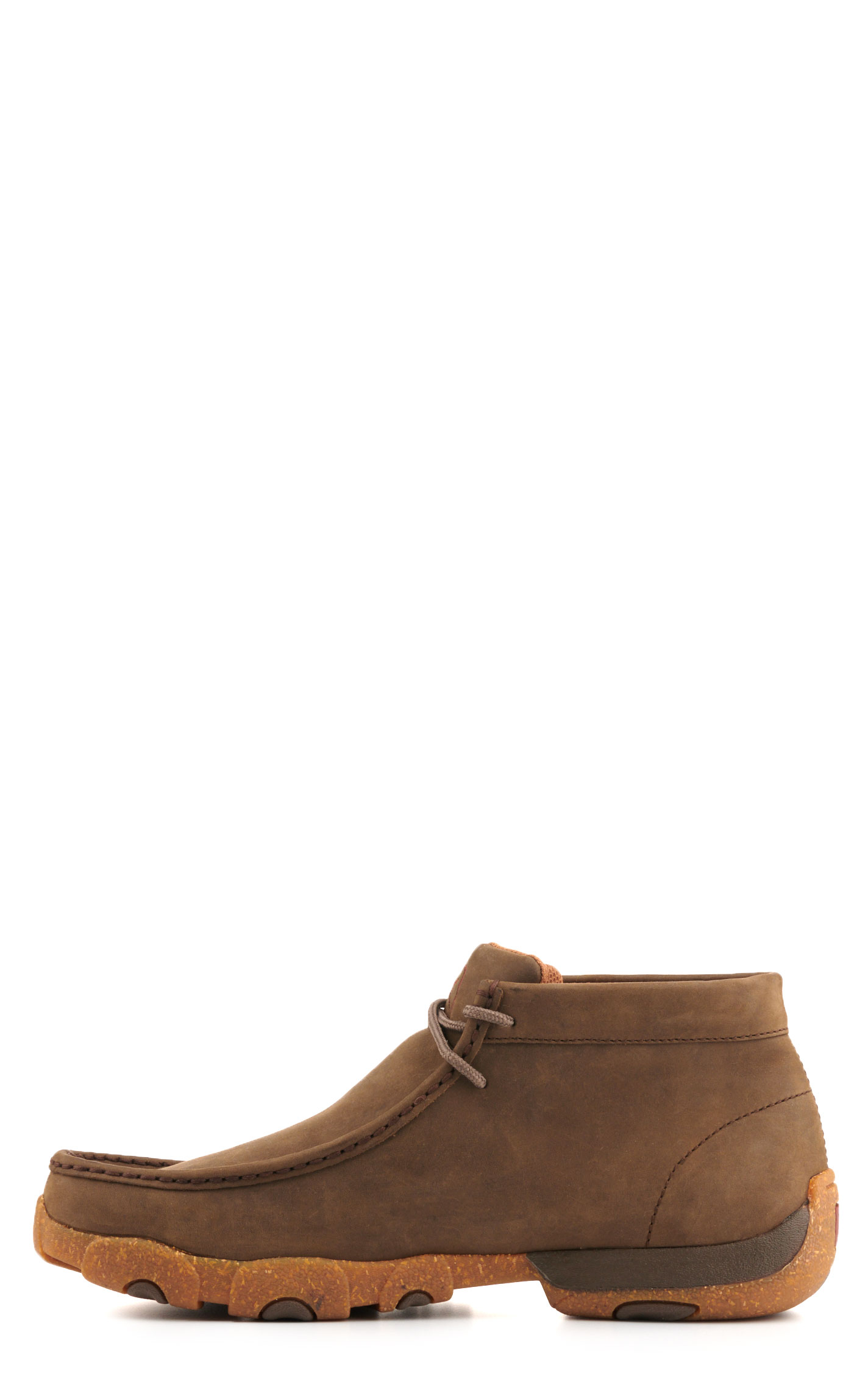 Twisted X Men's Shiitake Brown Chukka Driving Moc Casual Shoes - Image 1